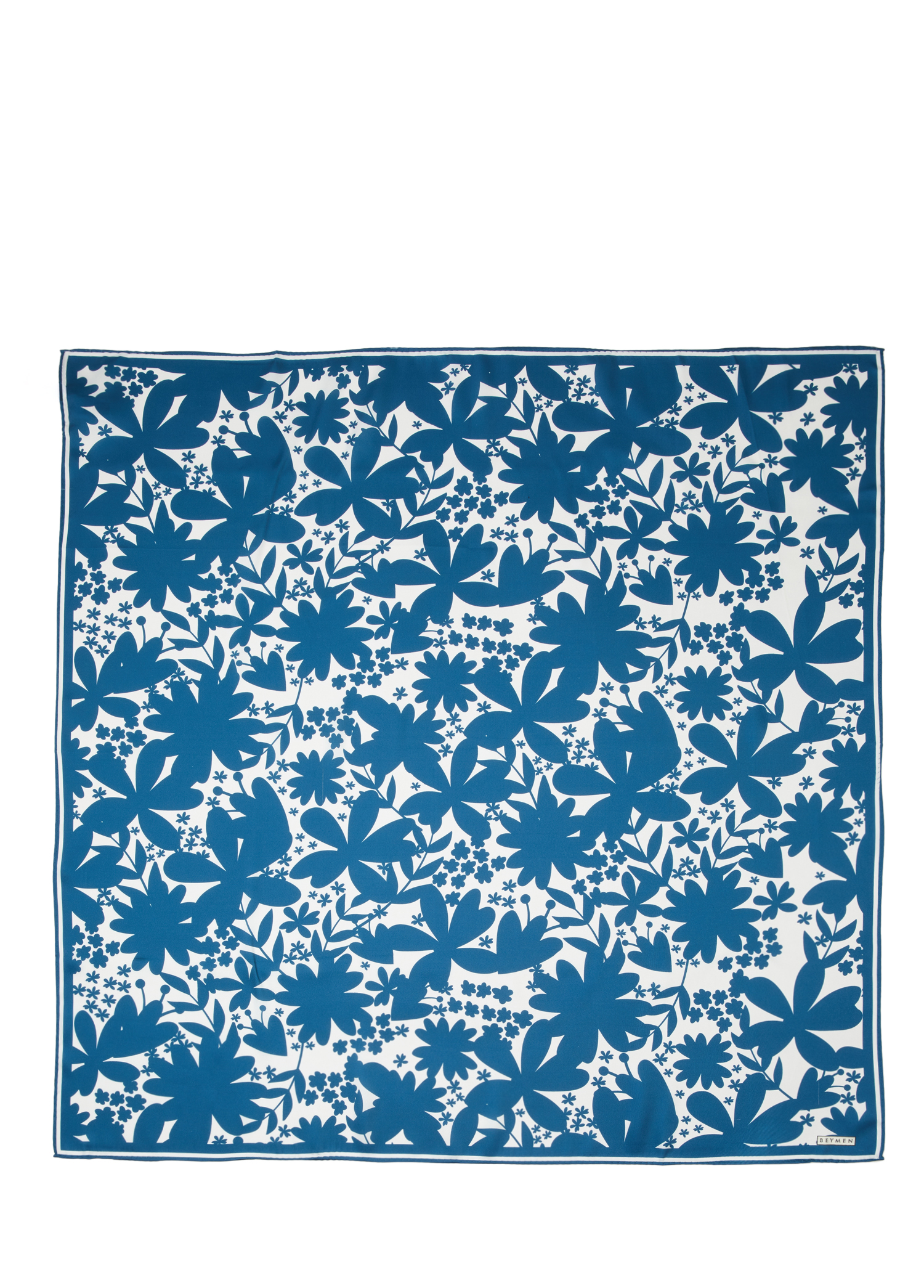 Çok Renkli 90x90 cm Twill Eşarp