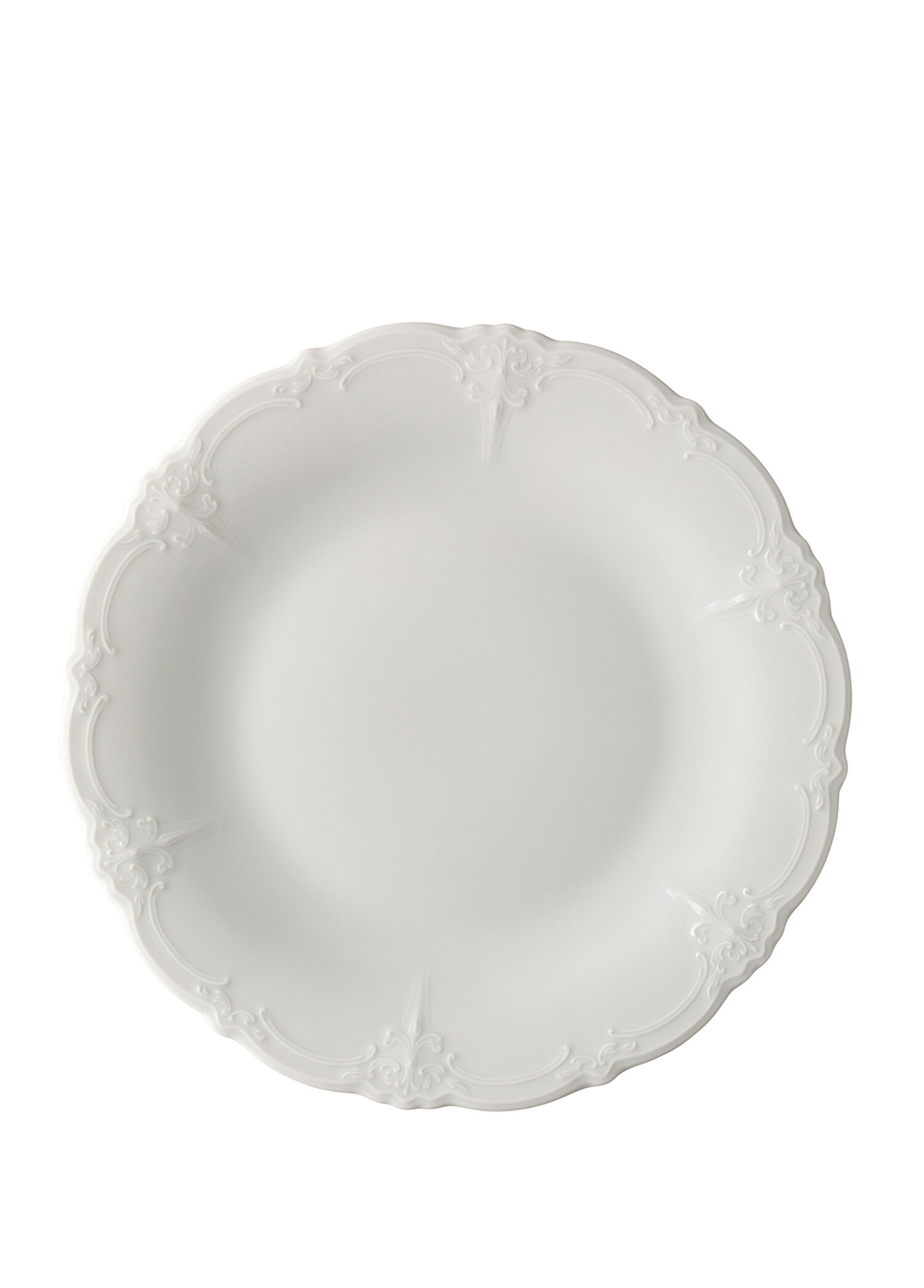 Baronesse Beyaz Porselen Yemek Tabağı 25 cm