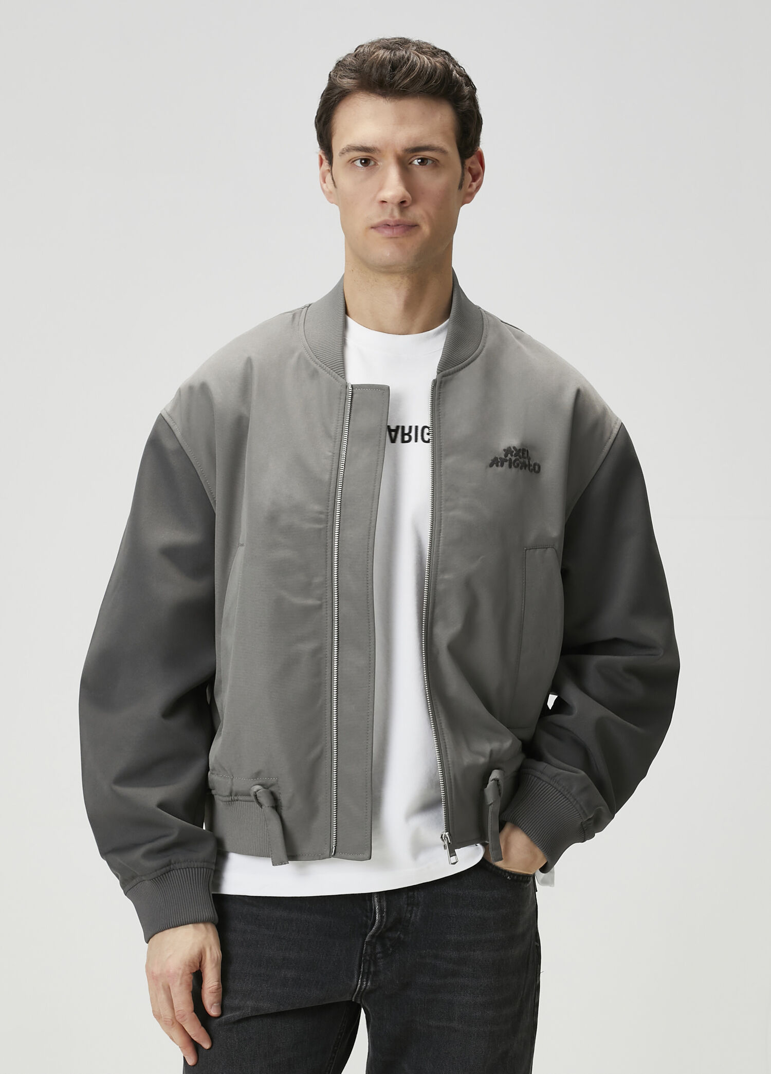 Archer Gri Bomber Ceket