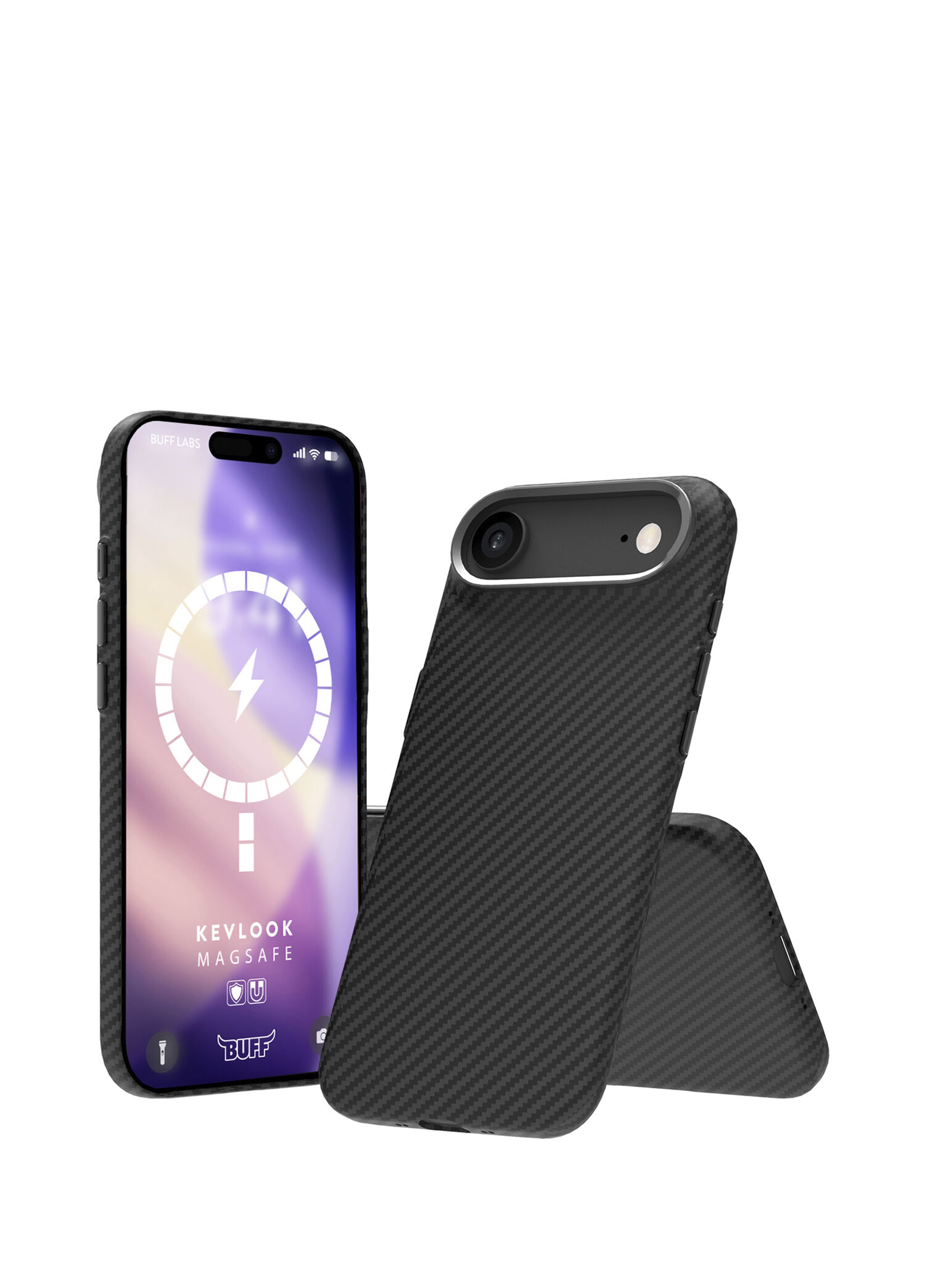 Kevlook 17 Air Magsafe Uyumlu Black Telefon Kılıfı