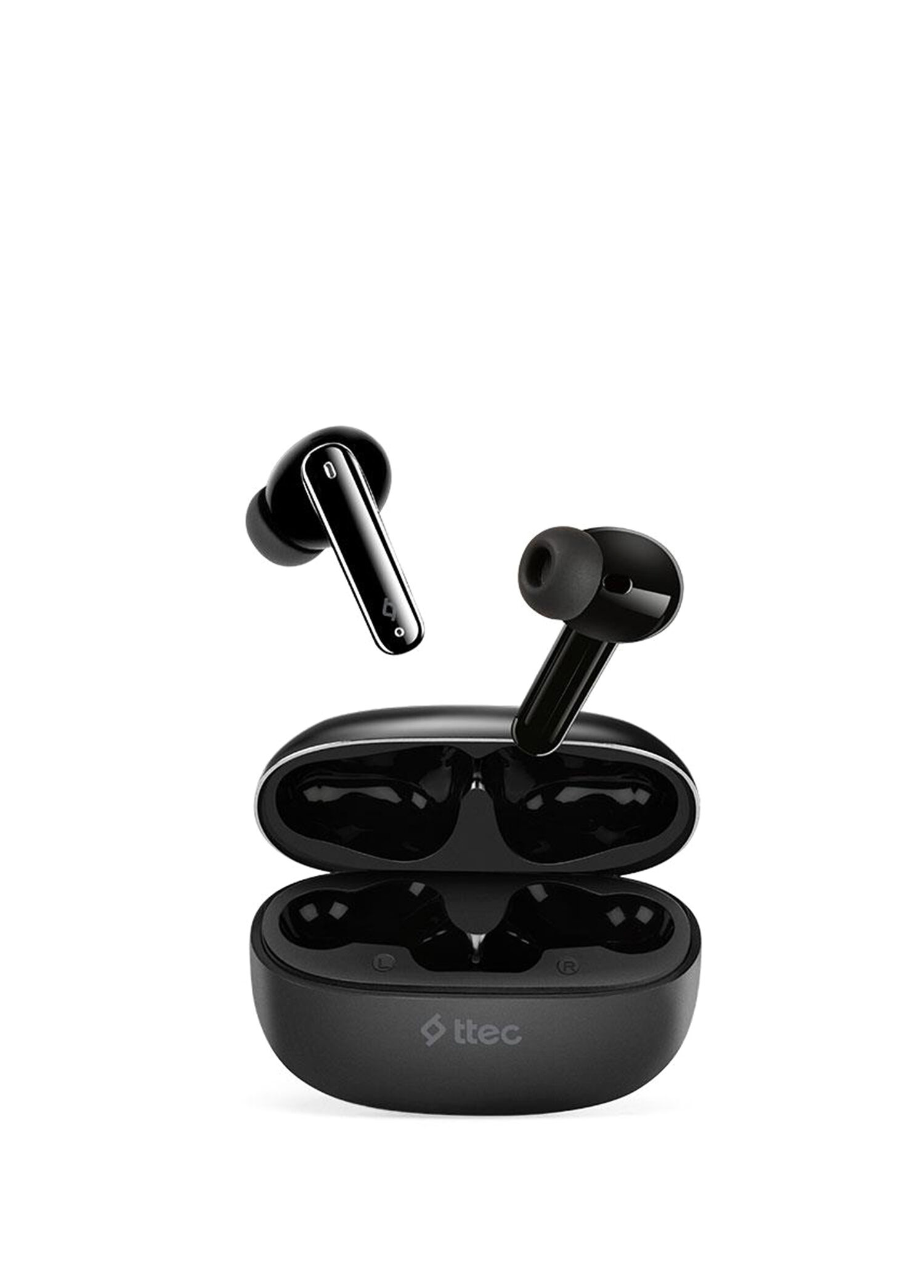 Ttec - AirBeat Pro TWS Siyah Kulak İçi Bluetooth Kulaklık - Siyah Parlak