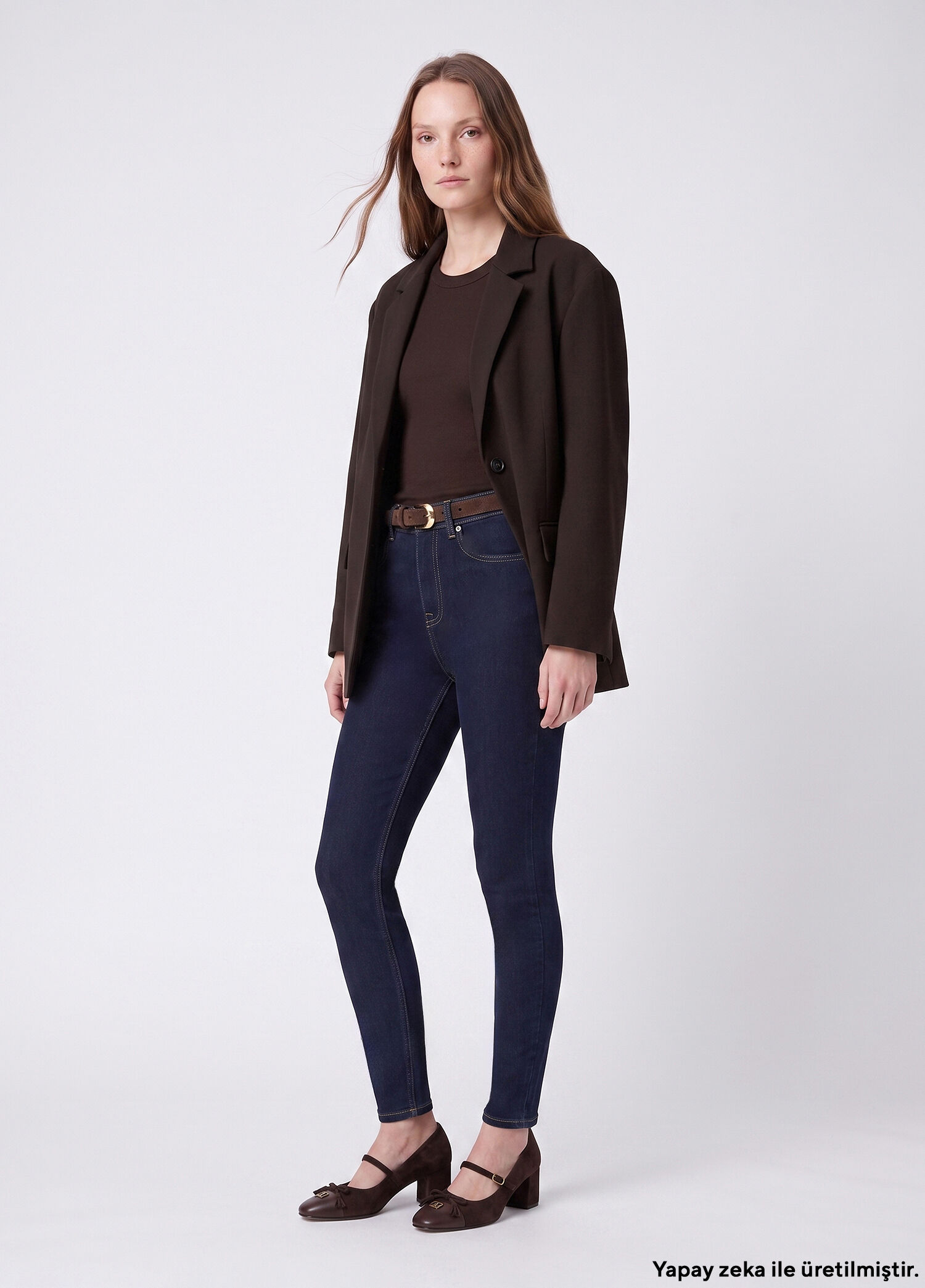Indigo Skinny Jean Pantolon
