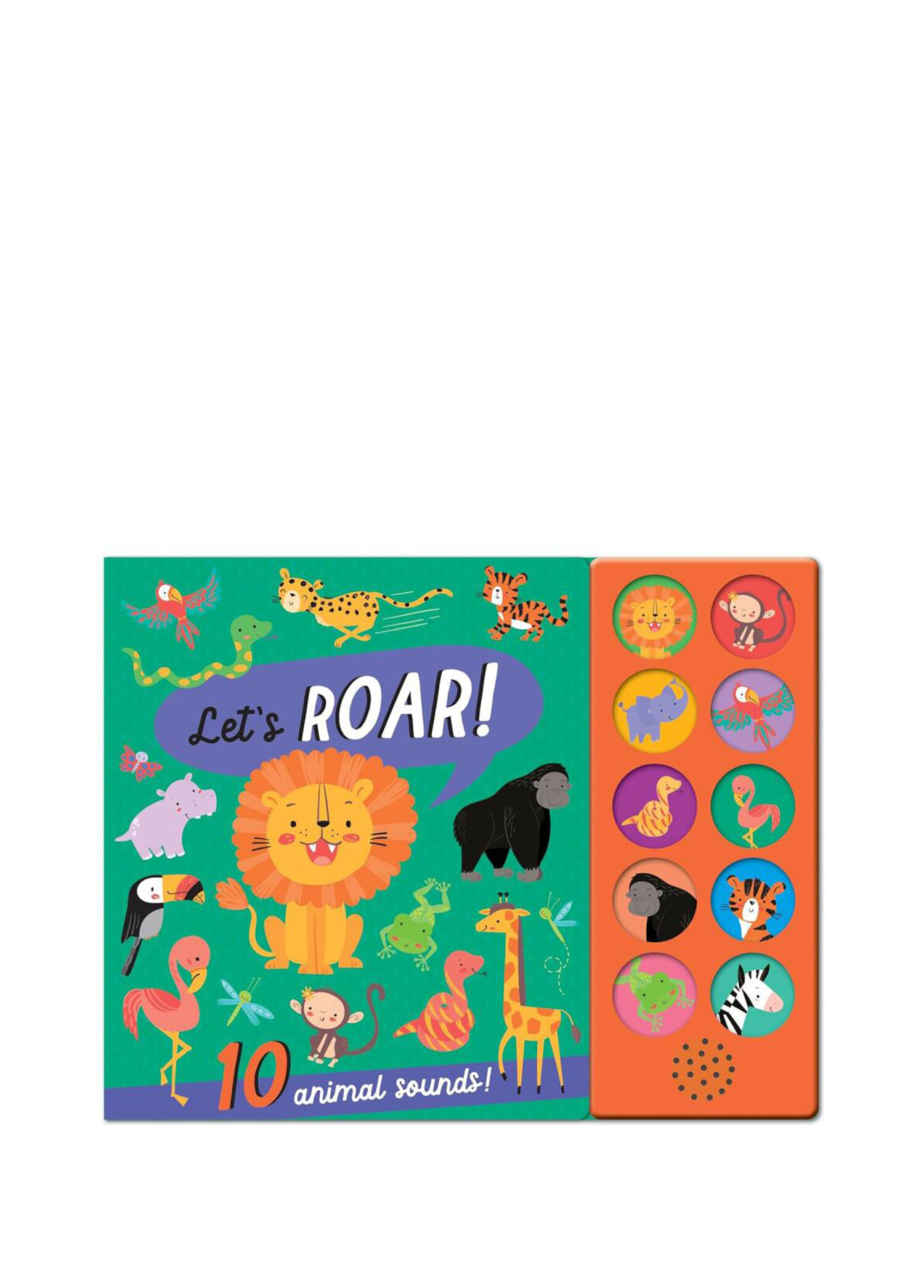 Lets Roar 10 Button Sound Book Yabancı Dil Sesli Çocuk Kitabı