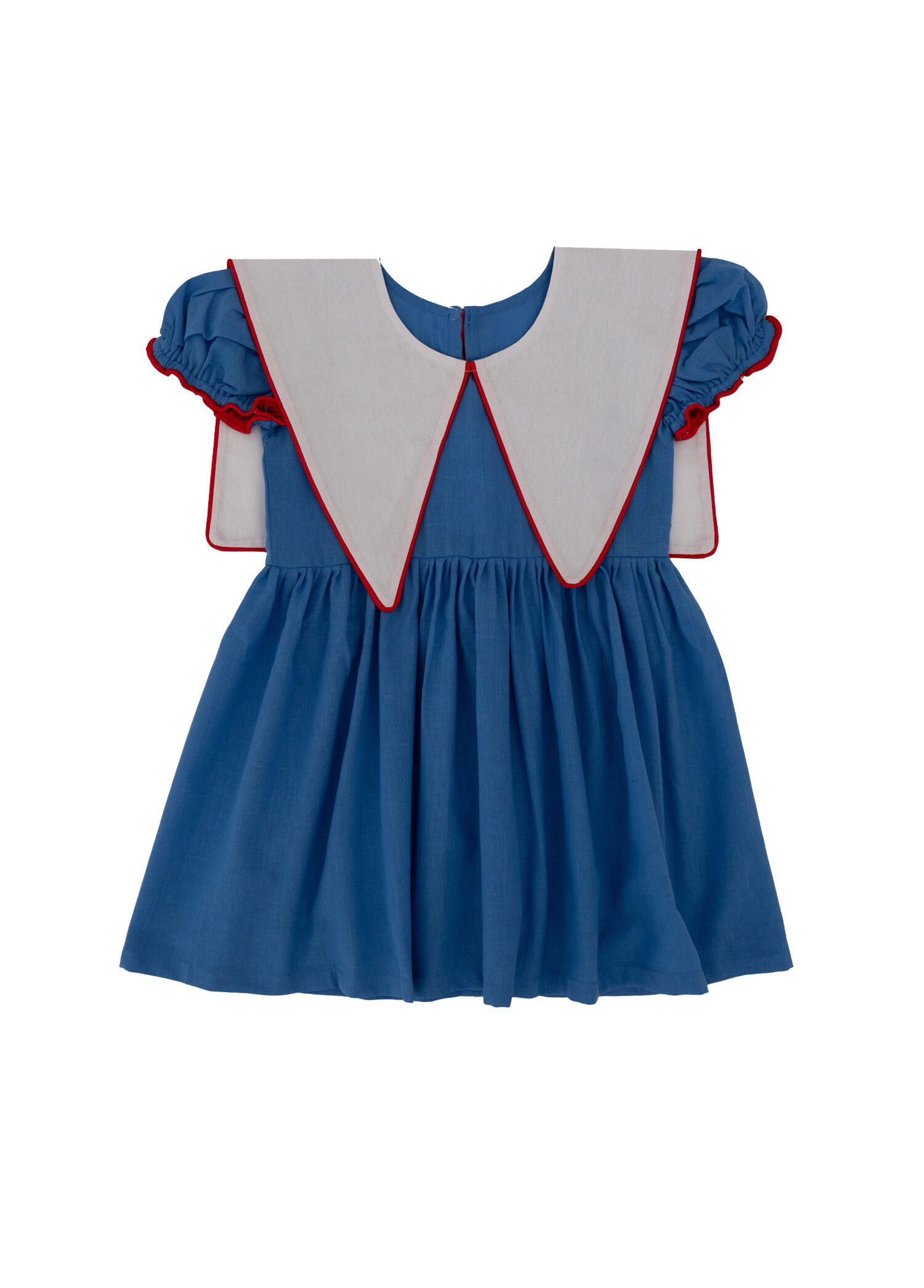 Brielle Sailor Koyu Mavi Kız Çocuk Elbise