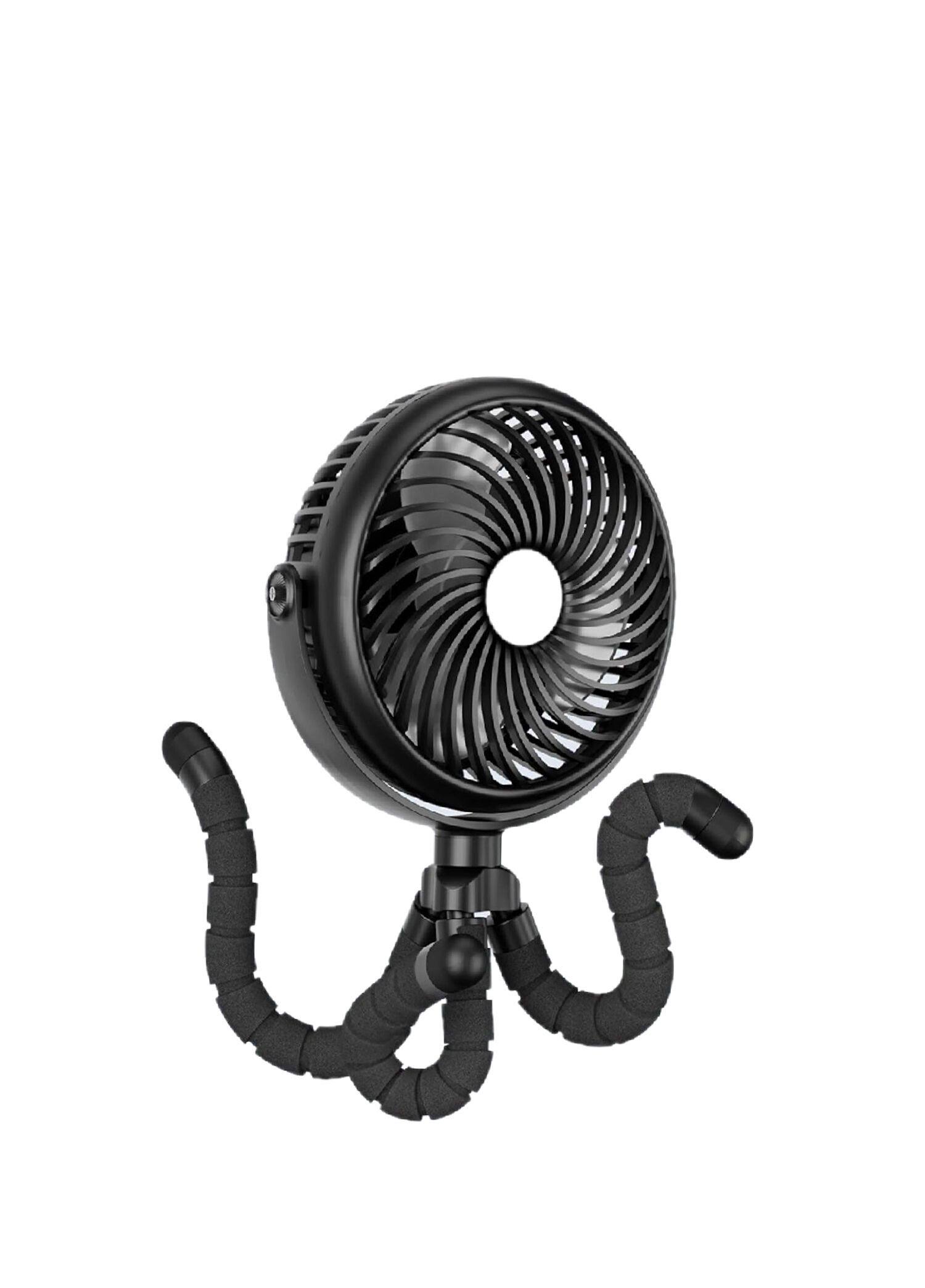 D07 2600 mAh Bebekler İçin USB Şarjlı Ahtapot Fan