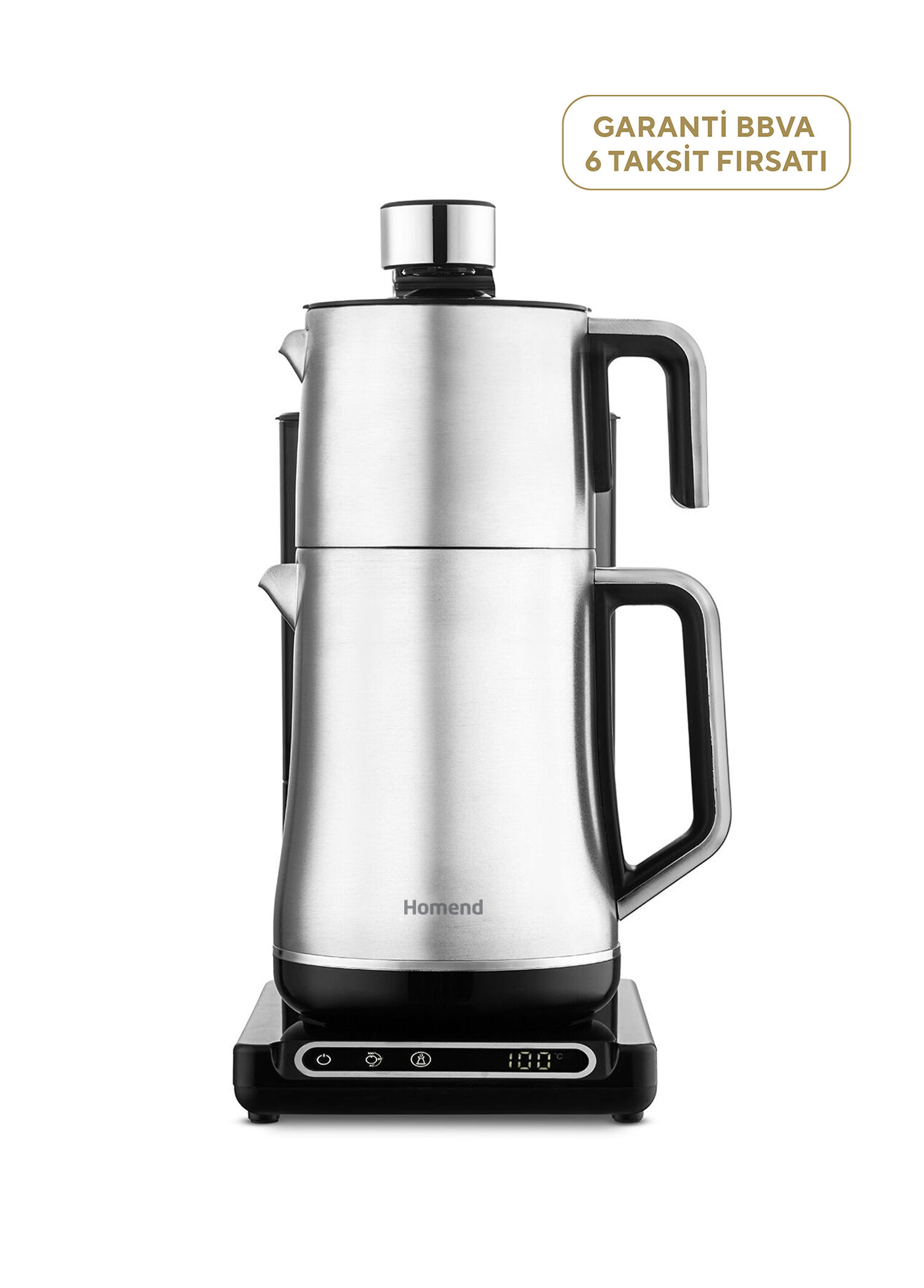Teabot 1785H Krom Renk Otomatik Çay Makinesi