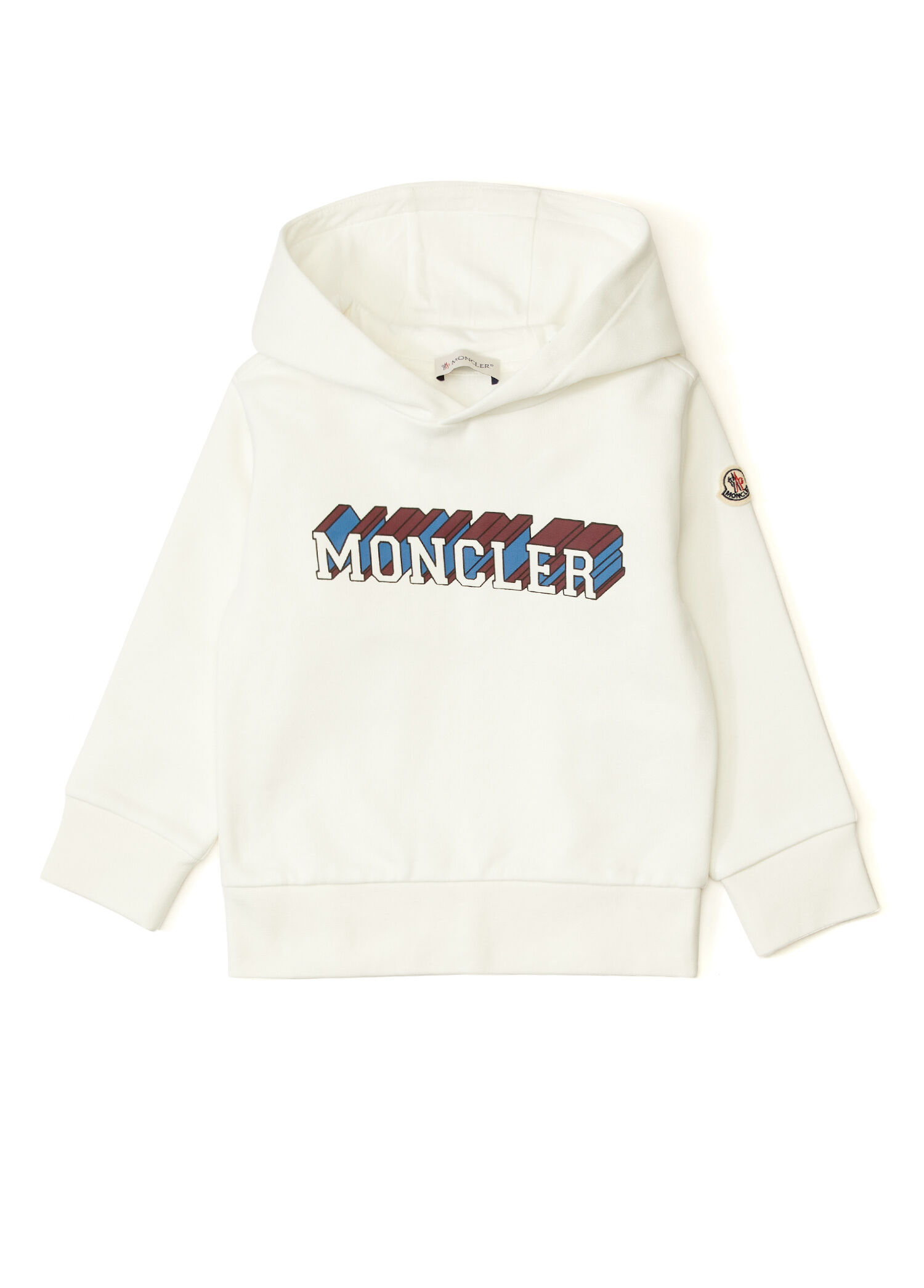 Kırık Beyaz Kapüşonlu Erkek Çocuk Sweatshirt