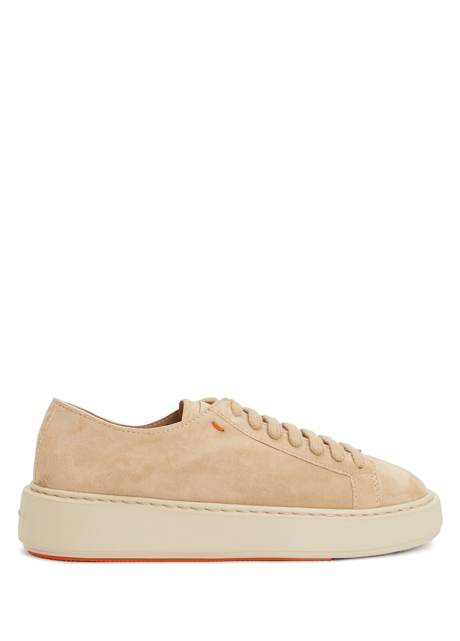 Bej Kadın Süet Sneaker