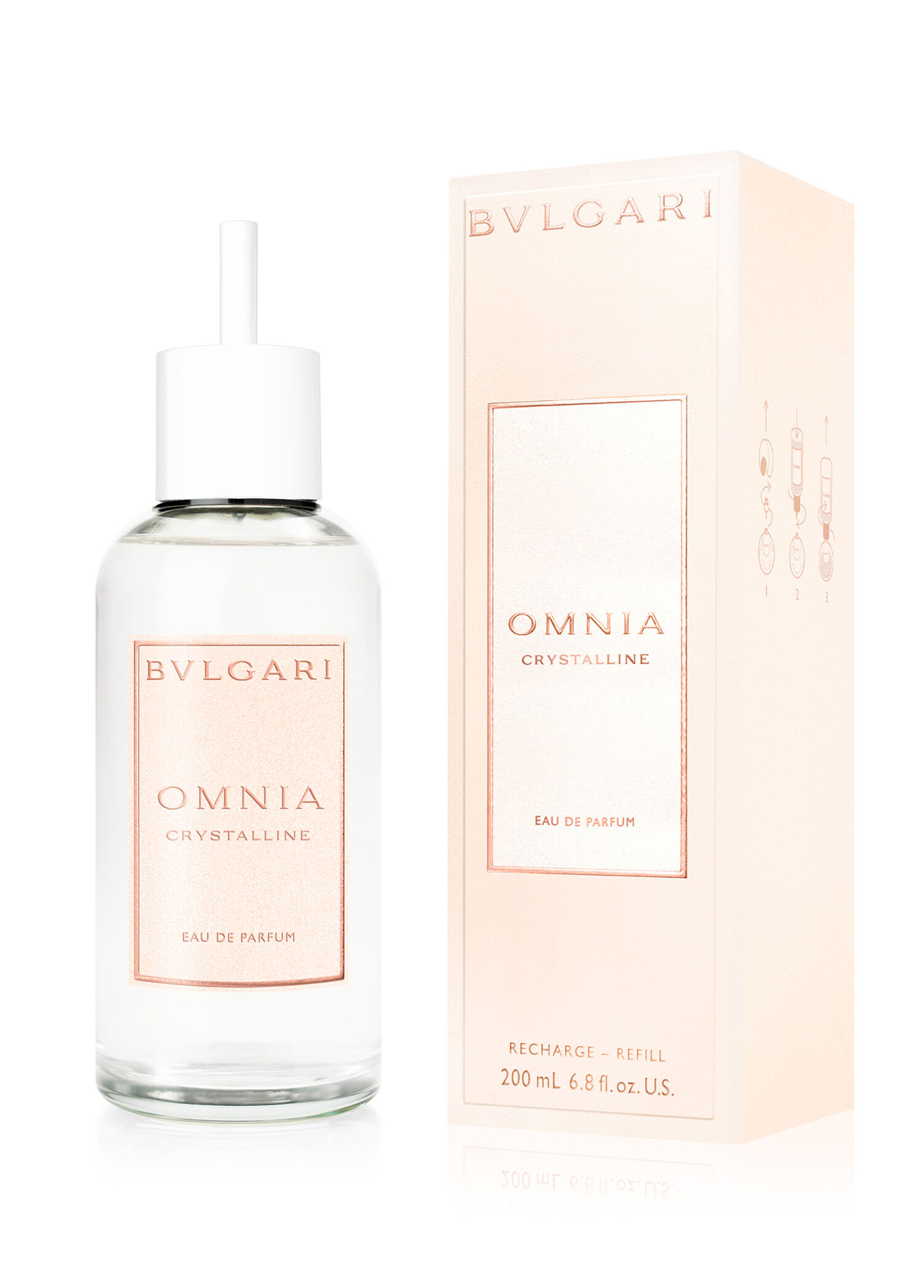 Bvlgari - BVL Omnia Crystalline Edp 200ML Refill -