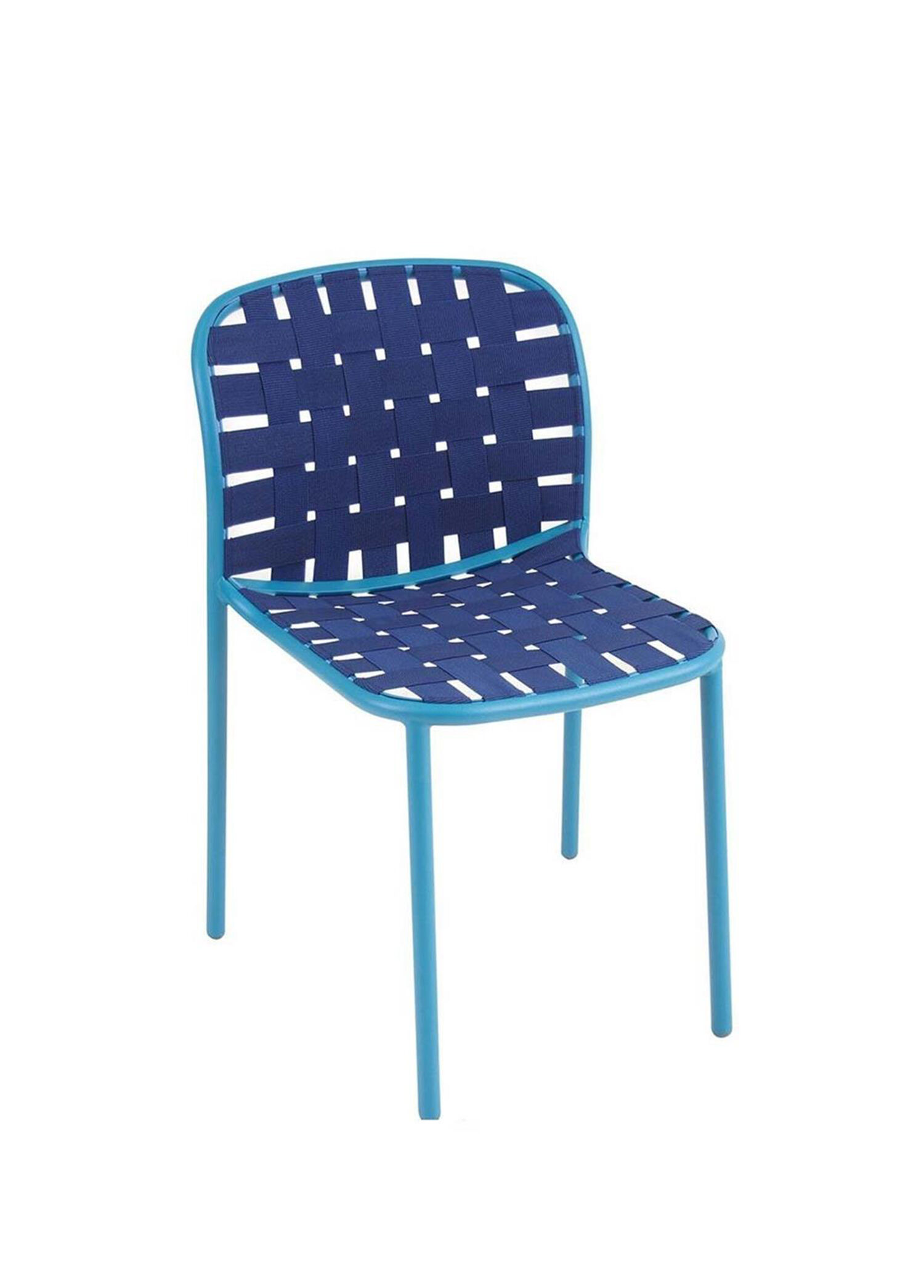 Yard Blue Alüminyum Kolsuz Bahçe Sandalyesi