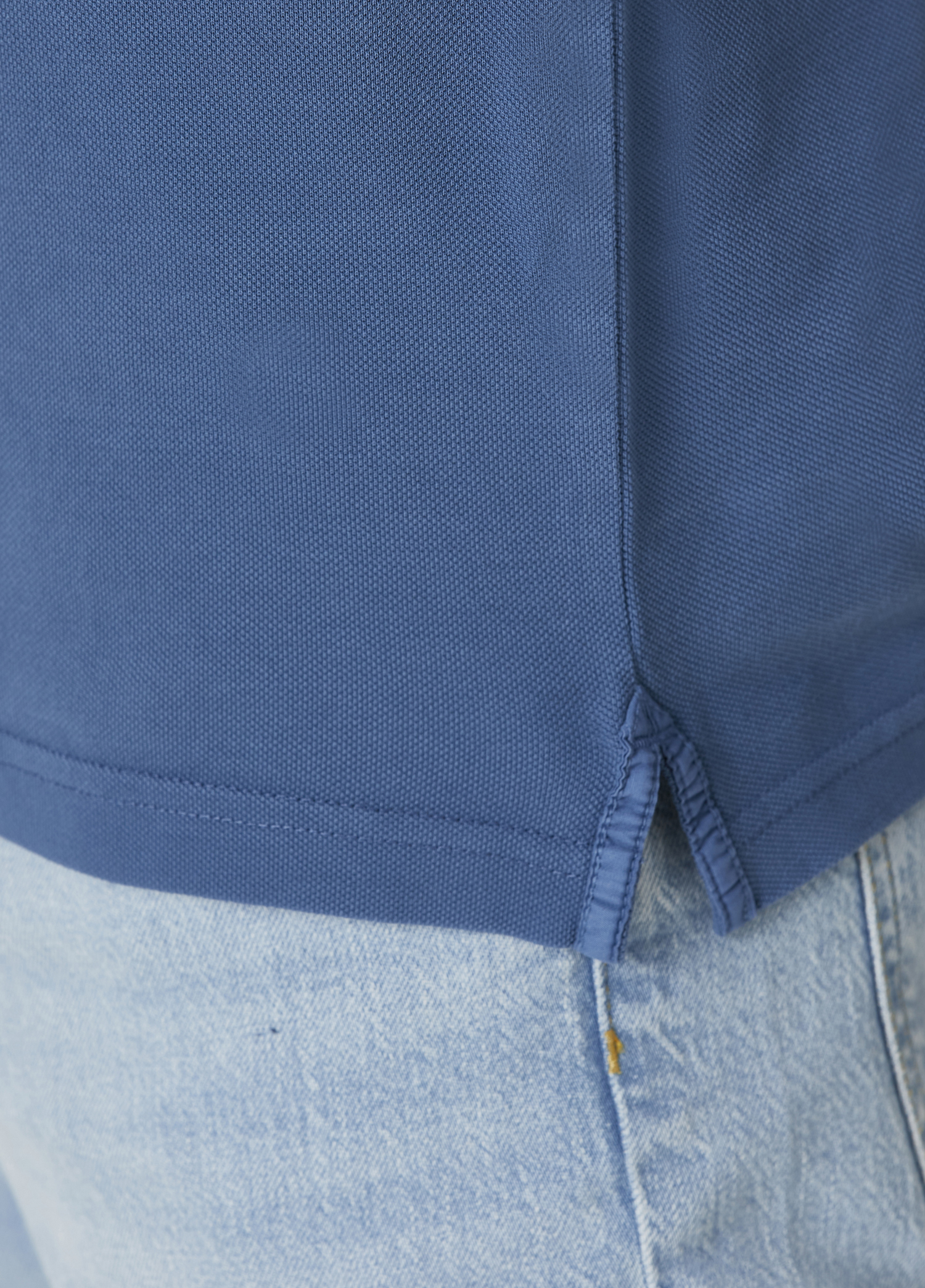 Indigo Polo Yaka T-shirt_5
