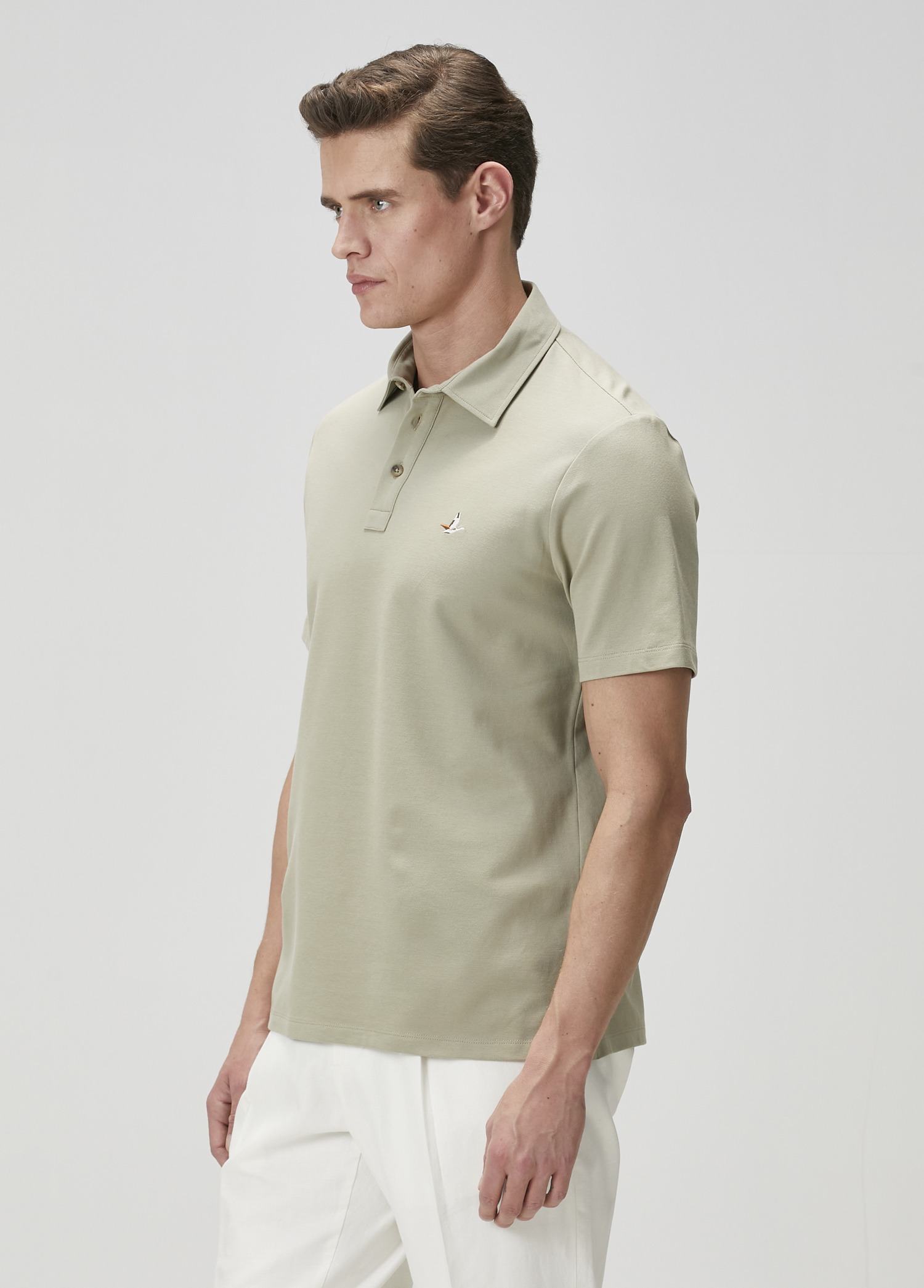 Comfort Fit Yeşil Polo Yaka T-shirt_3