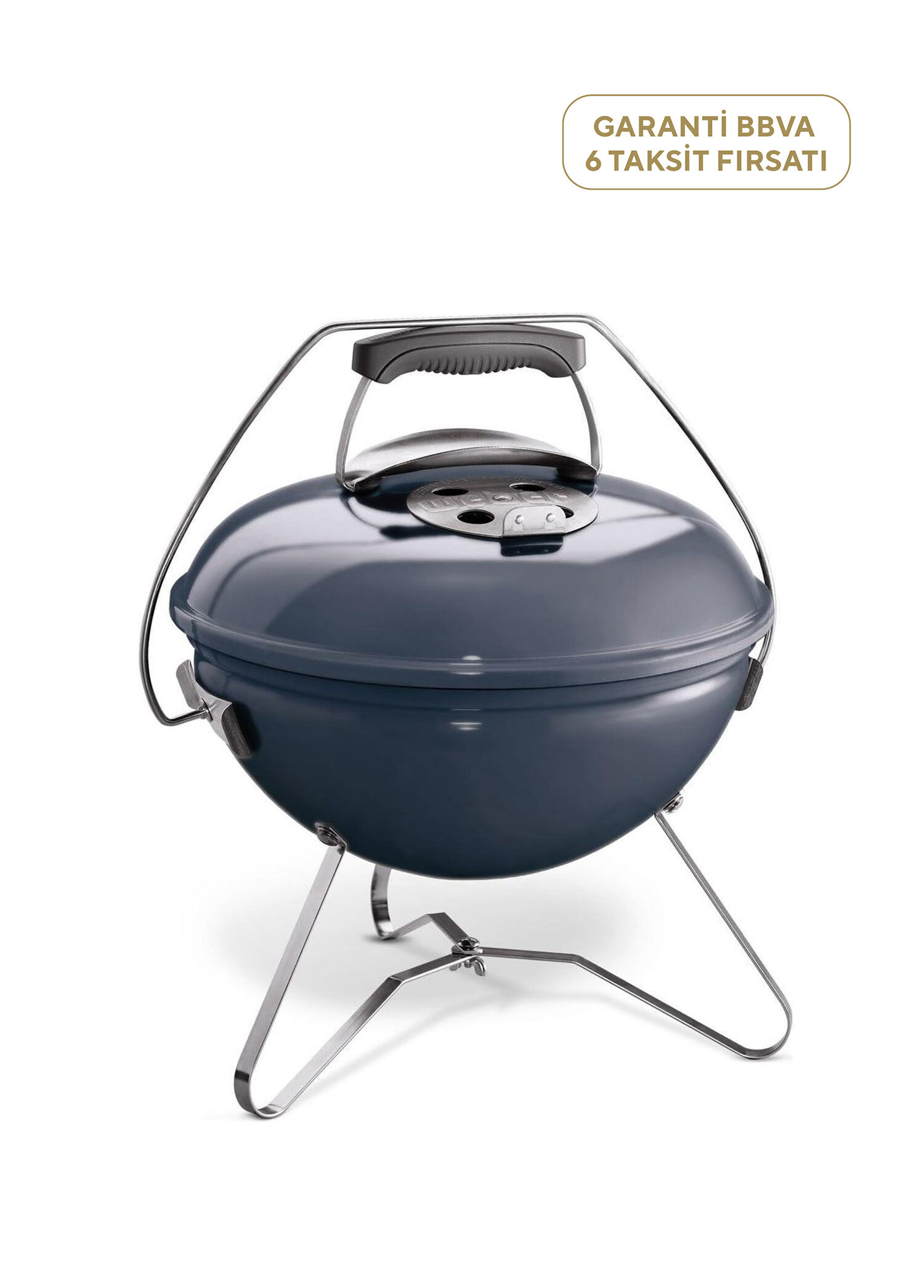 Smokey Joe Premium Arduvaz Mavisi Kömürlü Mangal Barbekü 37 cm