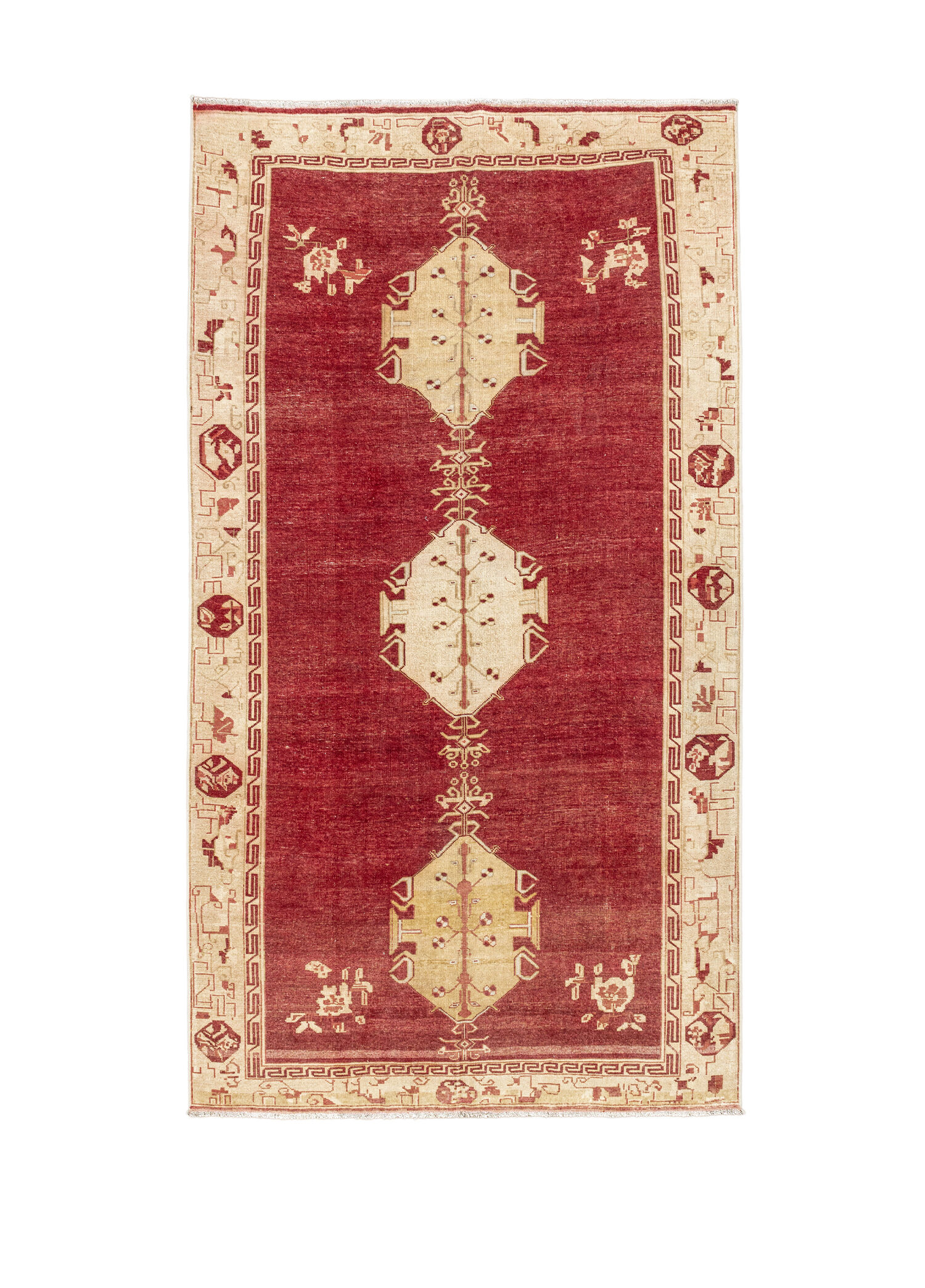 Halia Kırmızı Vintage Yün Halı 191x349 cm