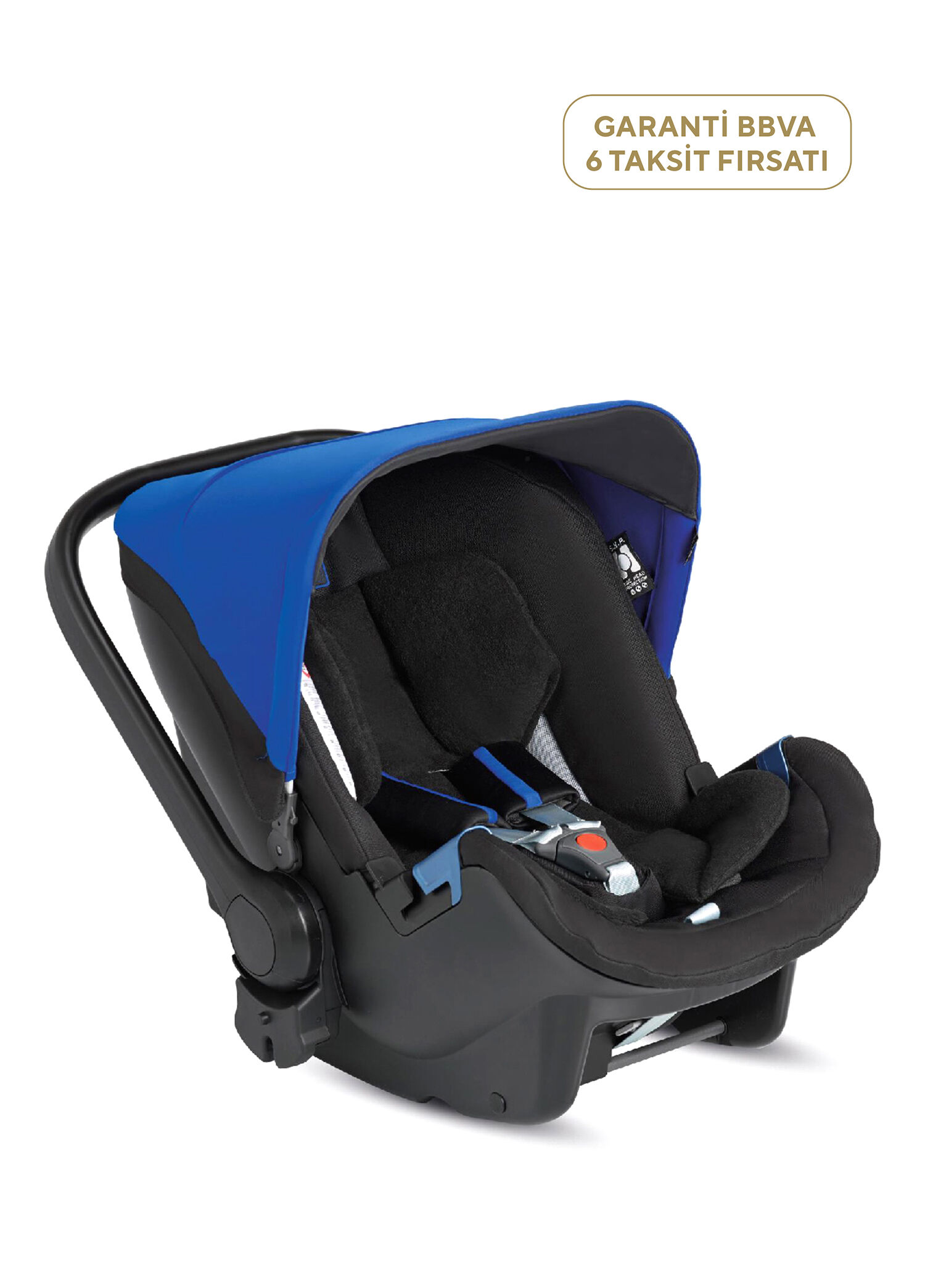 Huggy Gr 0+ 0-13 kg Splash Blue Bebek Ana Kucağı ve Oto Koltuğu