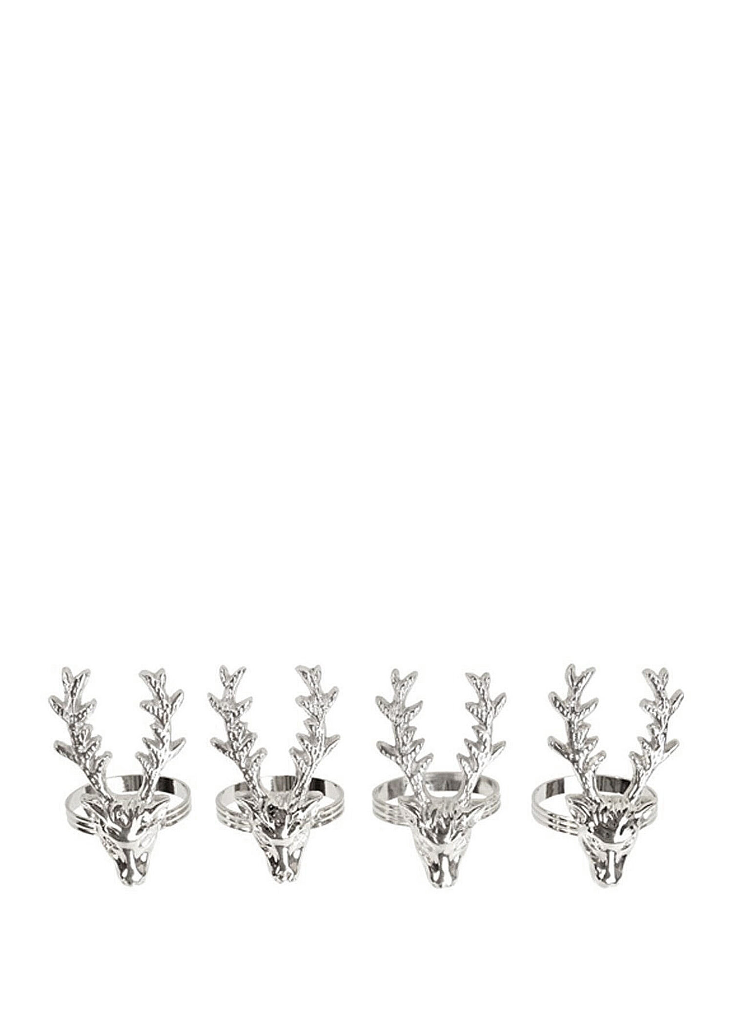 Deer 4'lü Peçete Halkası Seti