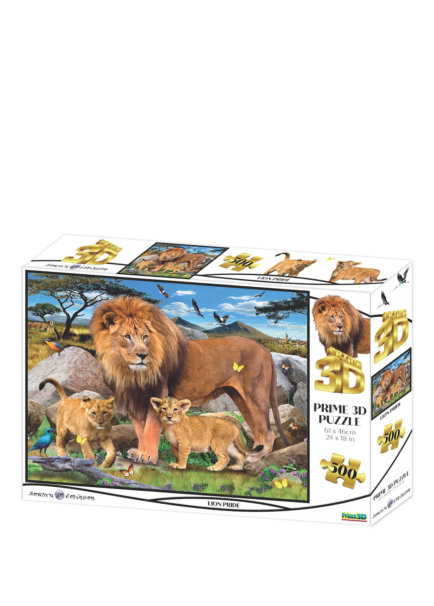 10161 Aslan Ailesi 500 Parça Yetişkin Puzzle