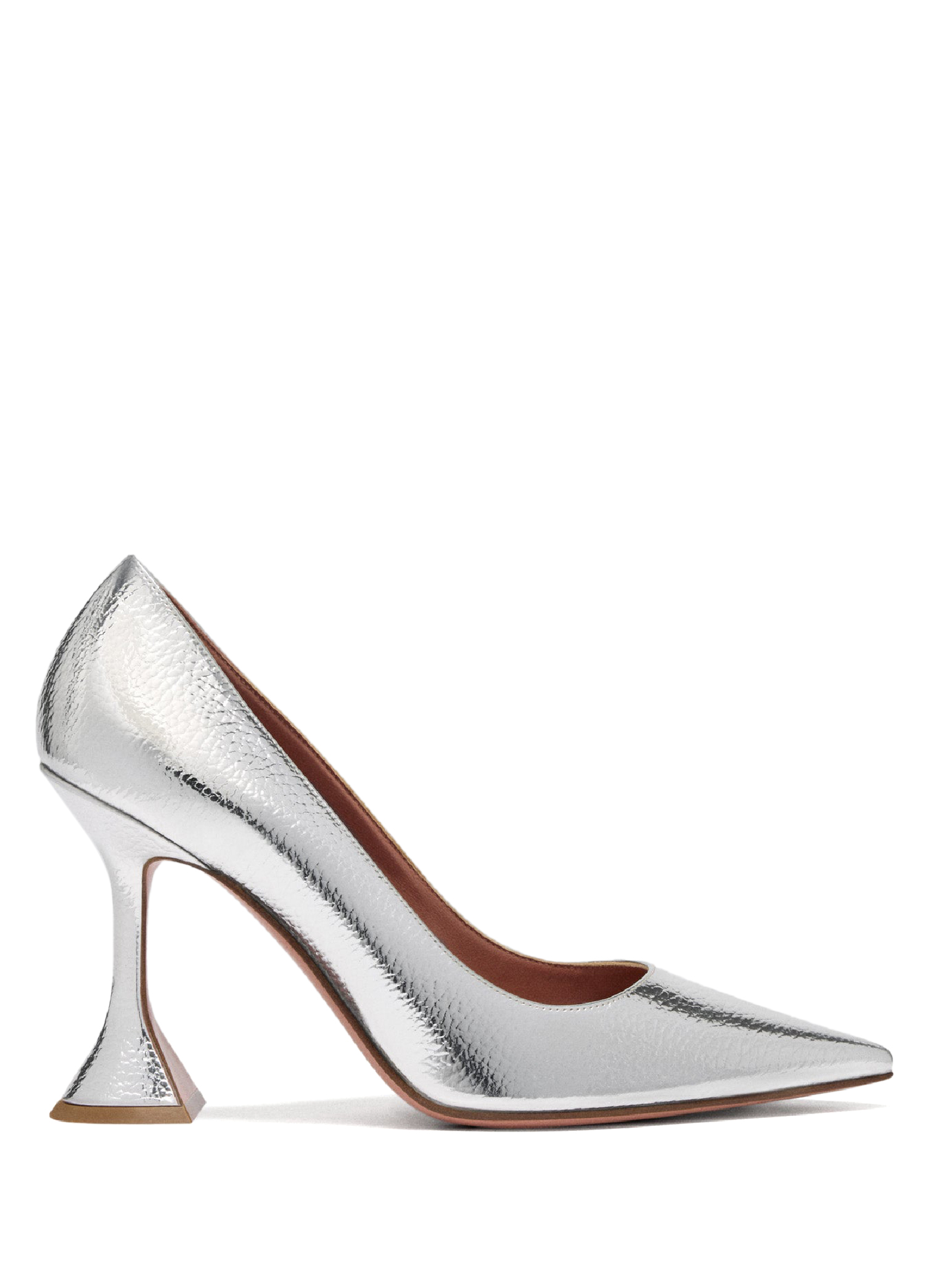 Silver Deri Stiletto