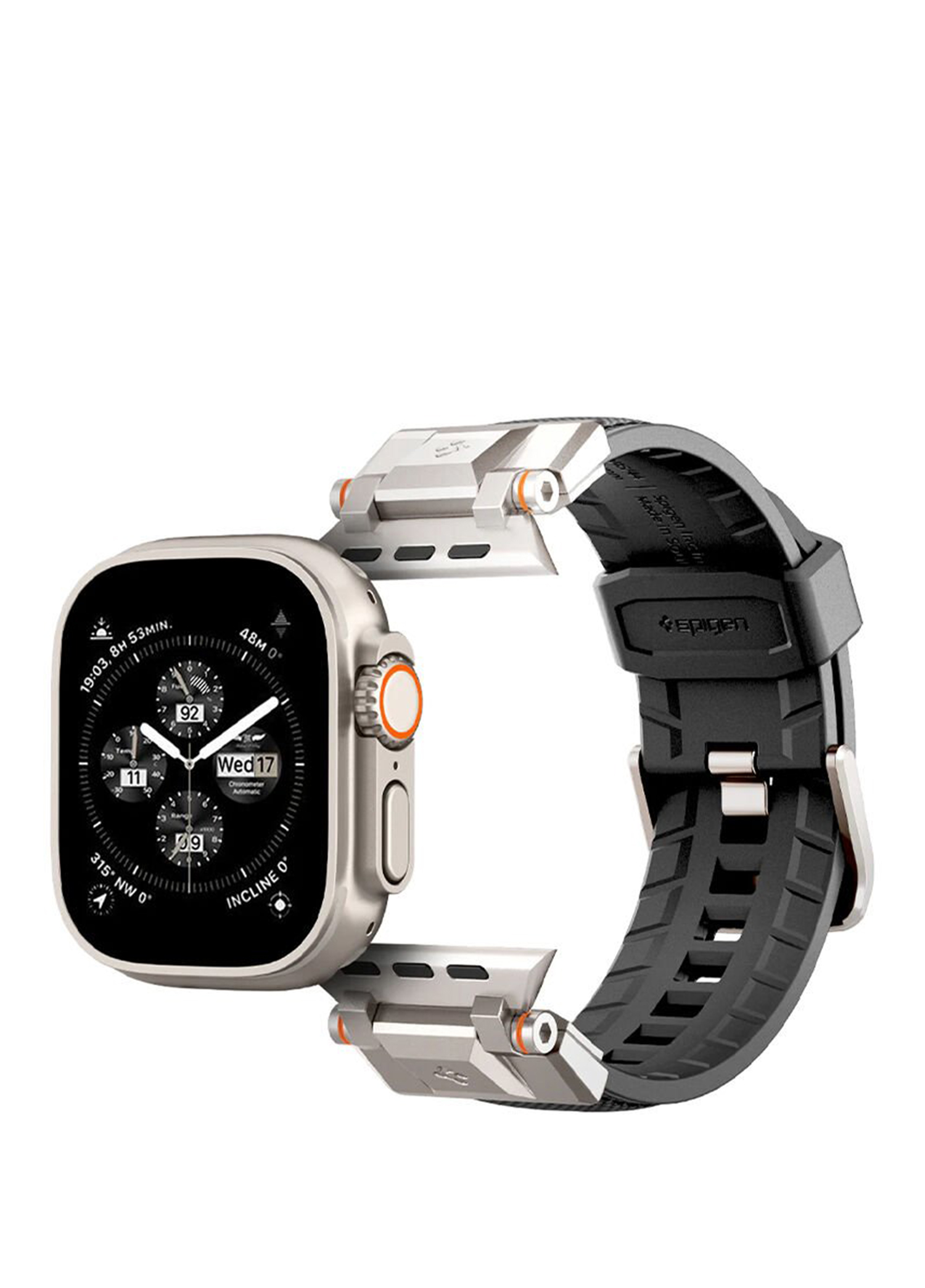 Apple Watch Serisi 49/45/44/42mm Siyah Saat Kordonu