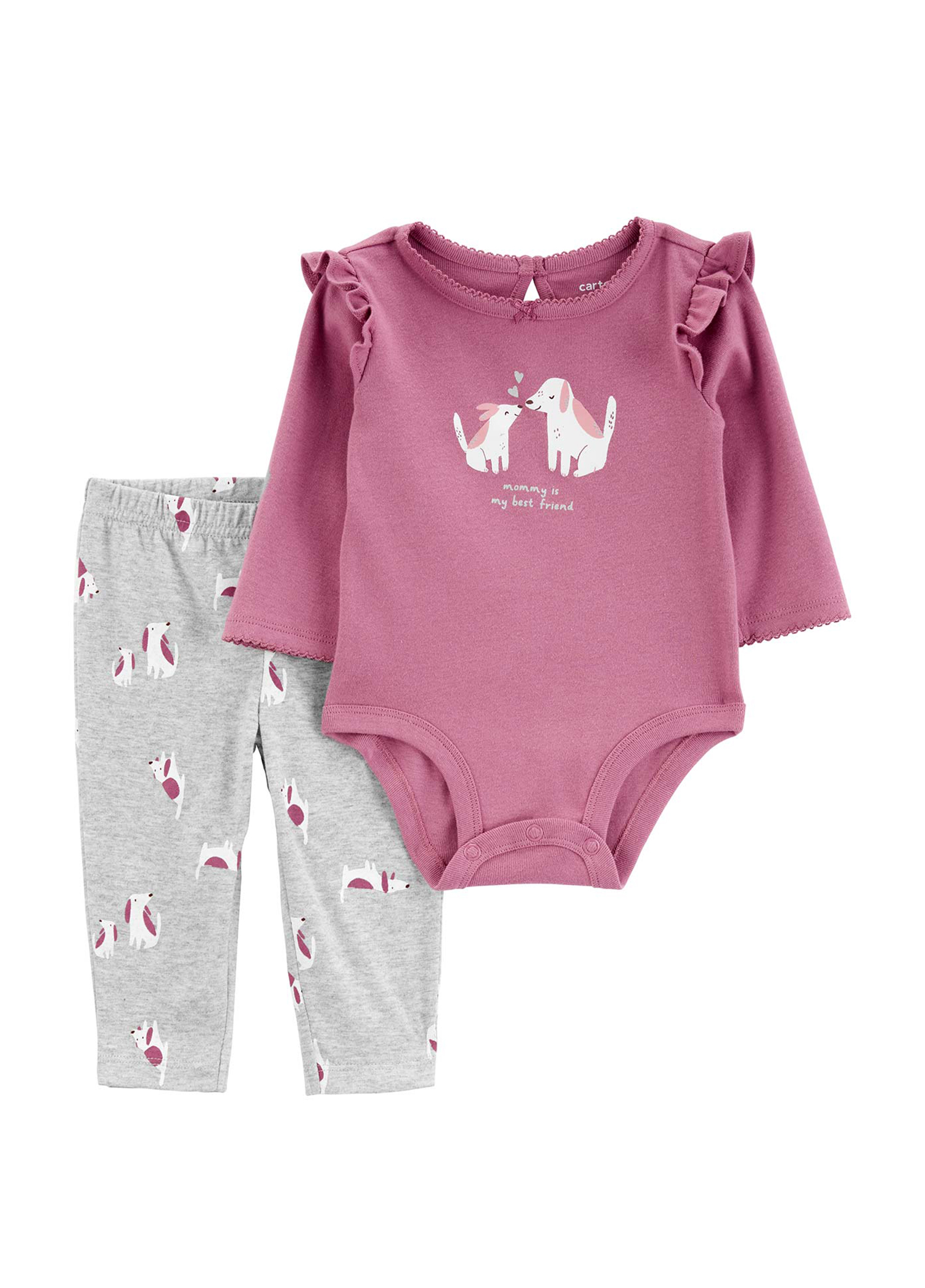 Body Pantolon Kız Bebek 2'li Set