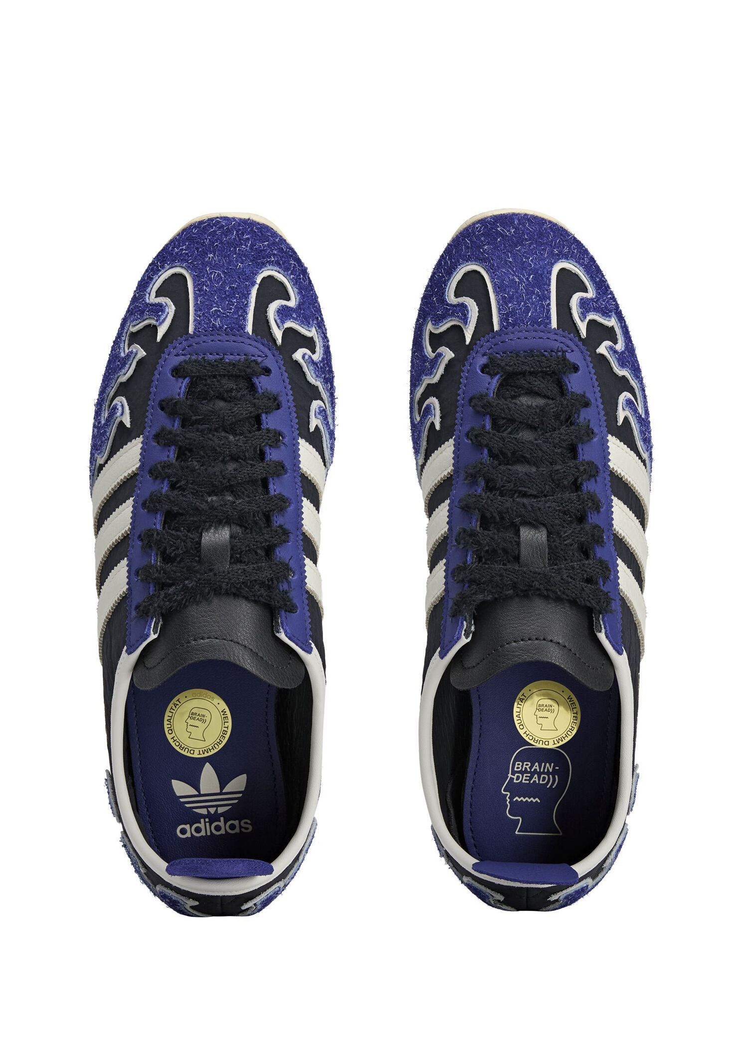 Adidas - Japan Lo Brain Dead Erkek Deri Sneaker - Mavi-Siyah