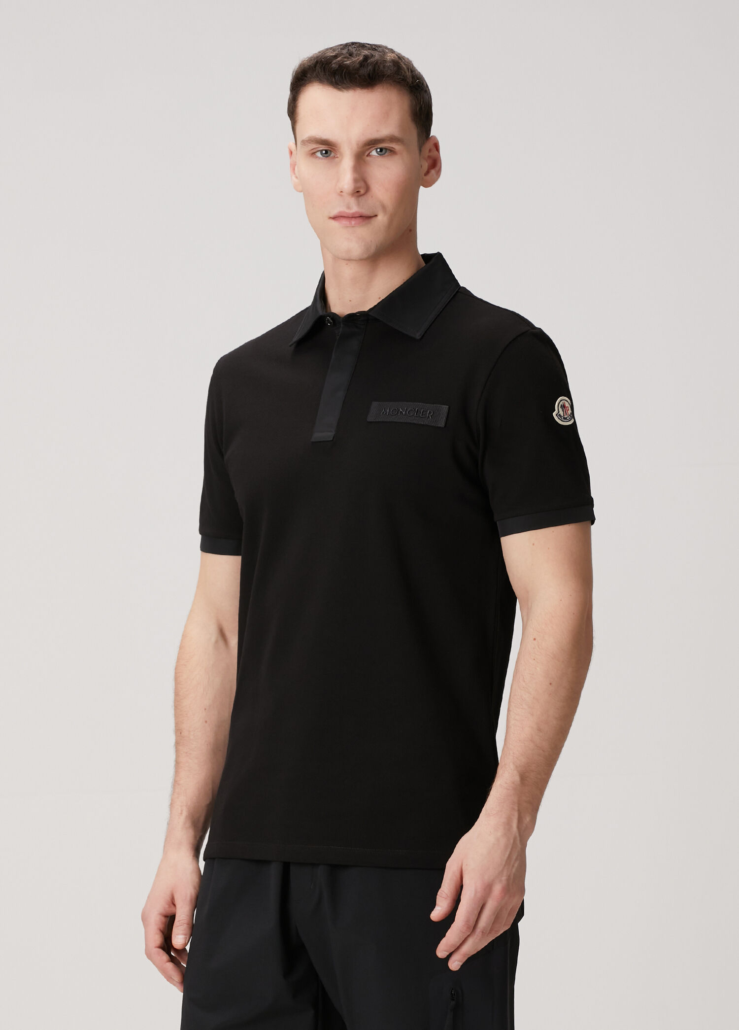 Siyah Polo Yaka T-shirt