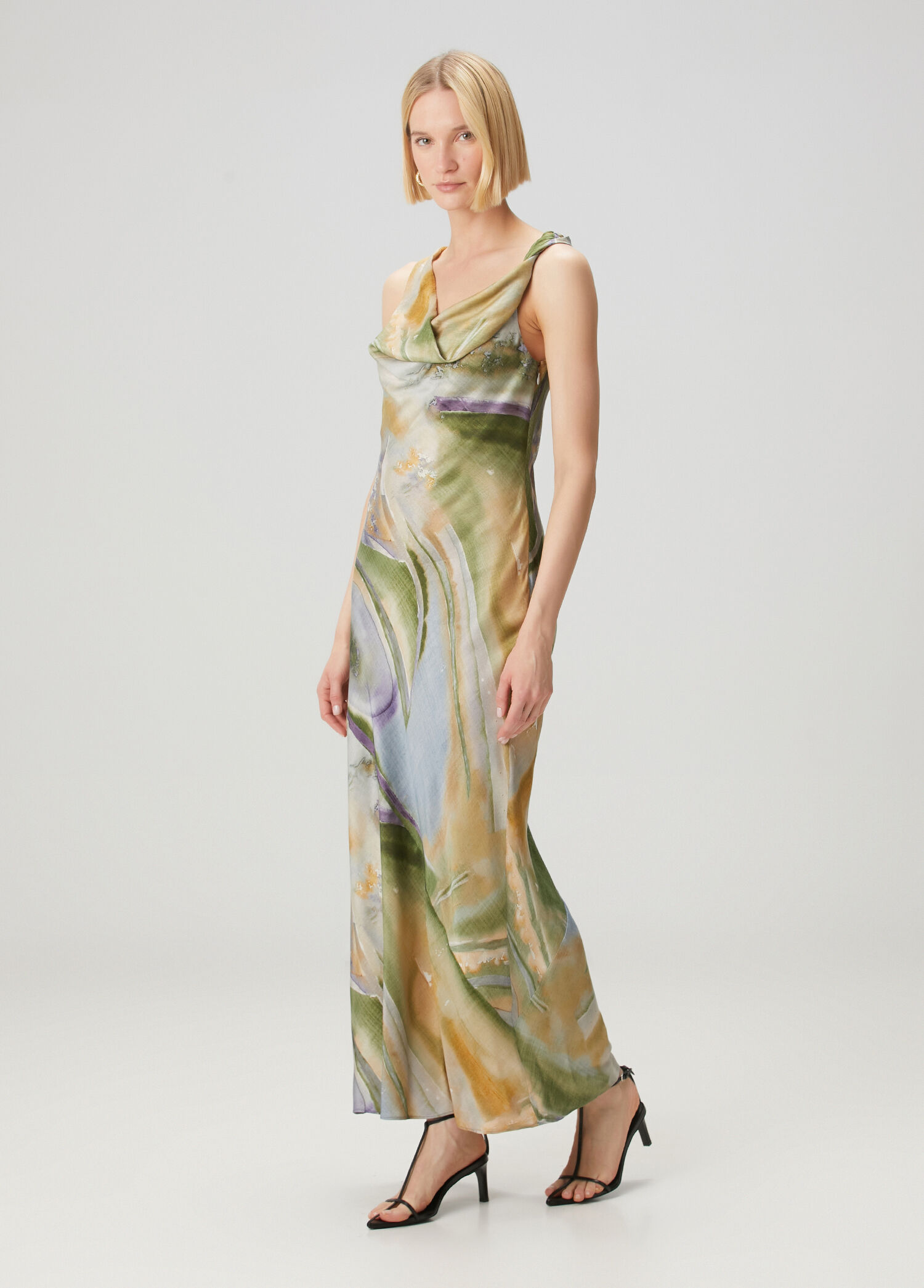 Bianca Patterned Maxi Dress