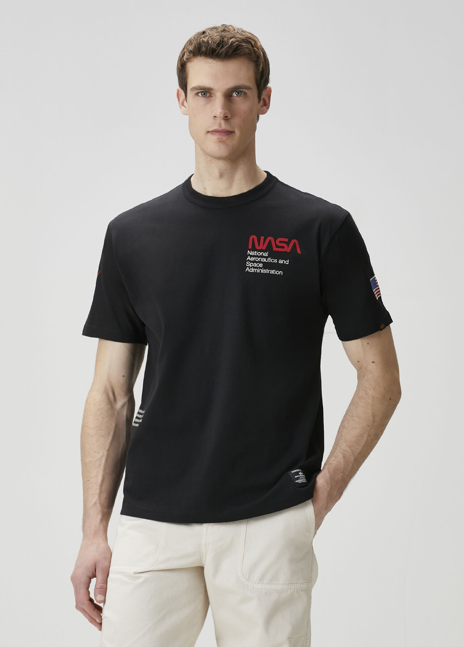 Nasa Worm Siyah T-shirt