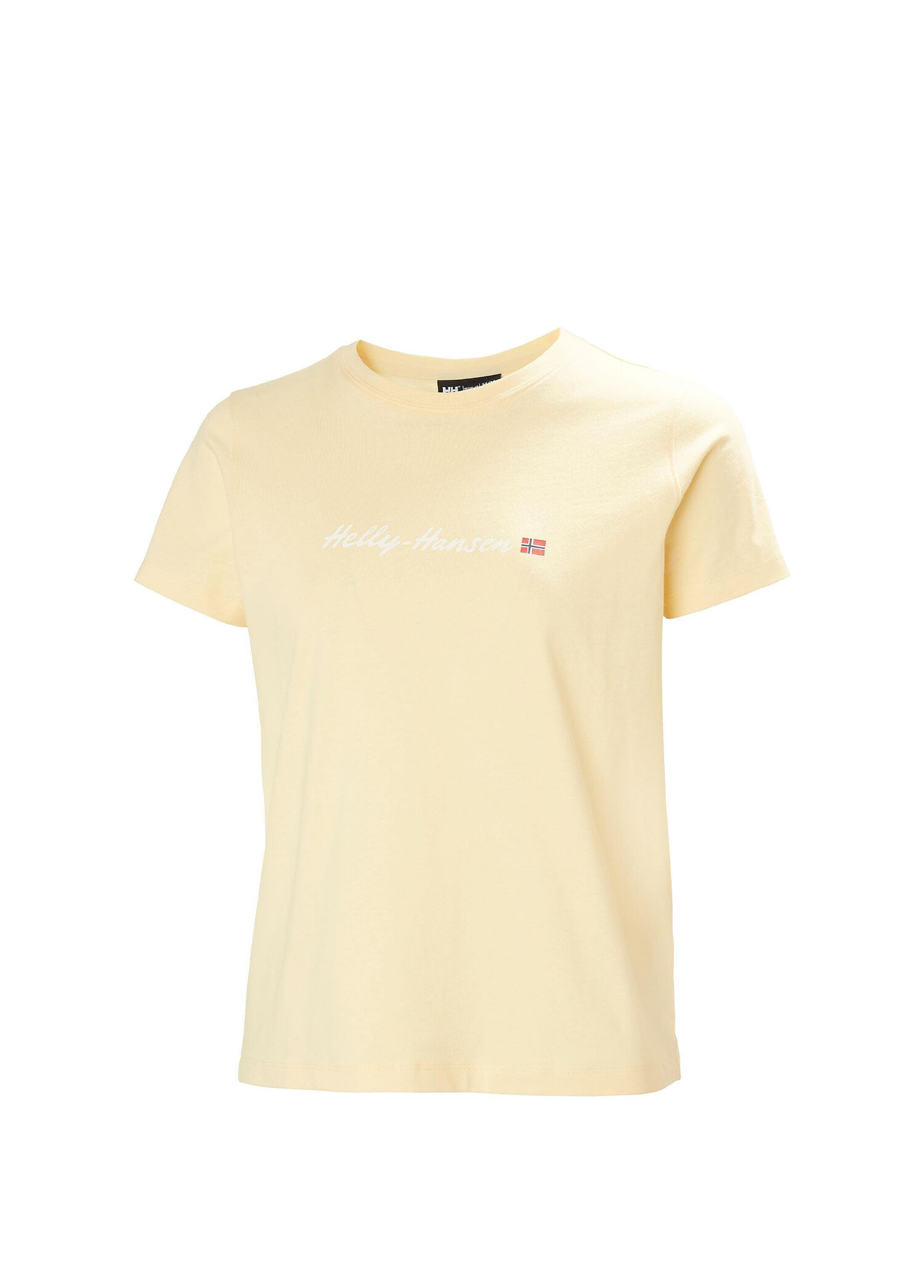 W Core Graphic 2.0 Yellow Cream Pamuklu Baskılı Kısa Kollu Kadın T-Shirt