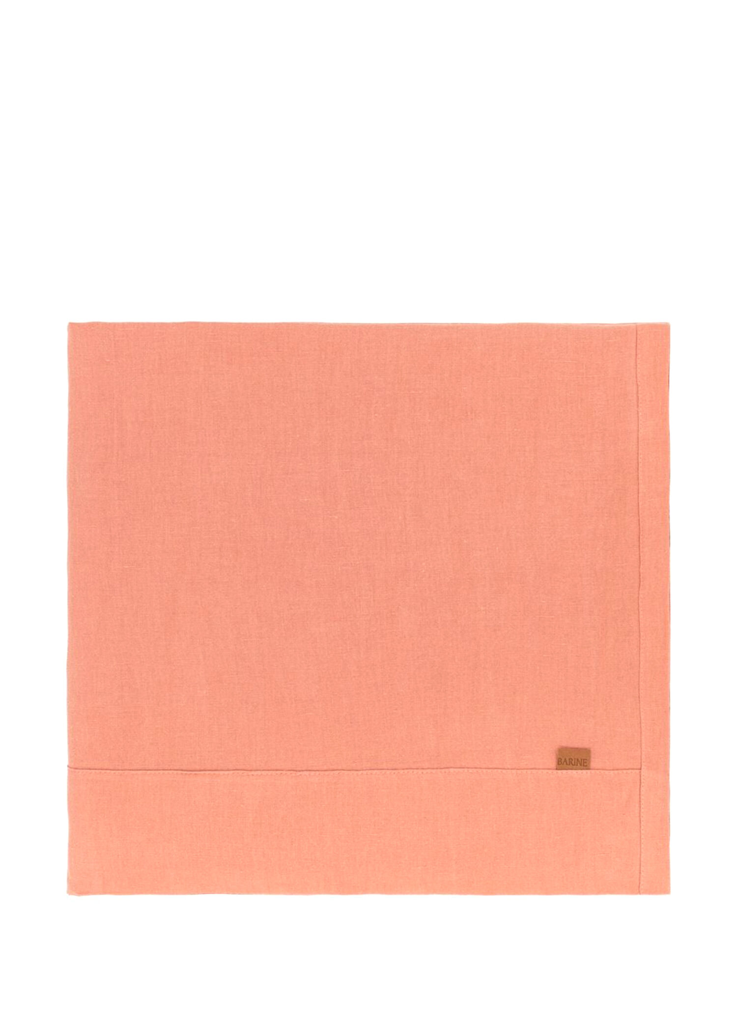 Linen Şeftali Rengi Keten Masa Örtüsü 150 x 320 cm
