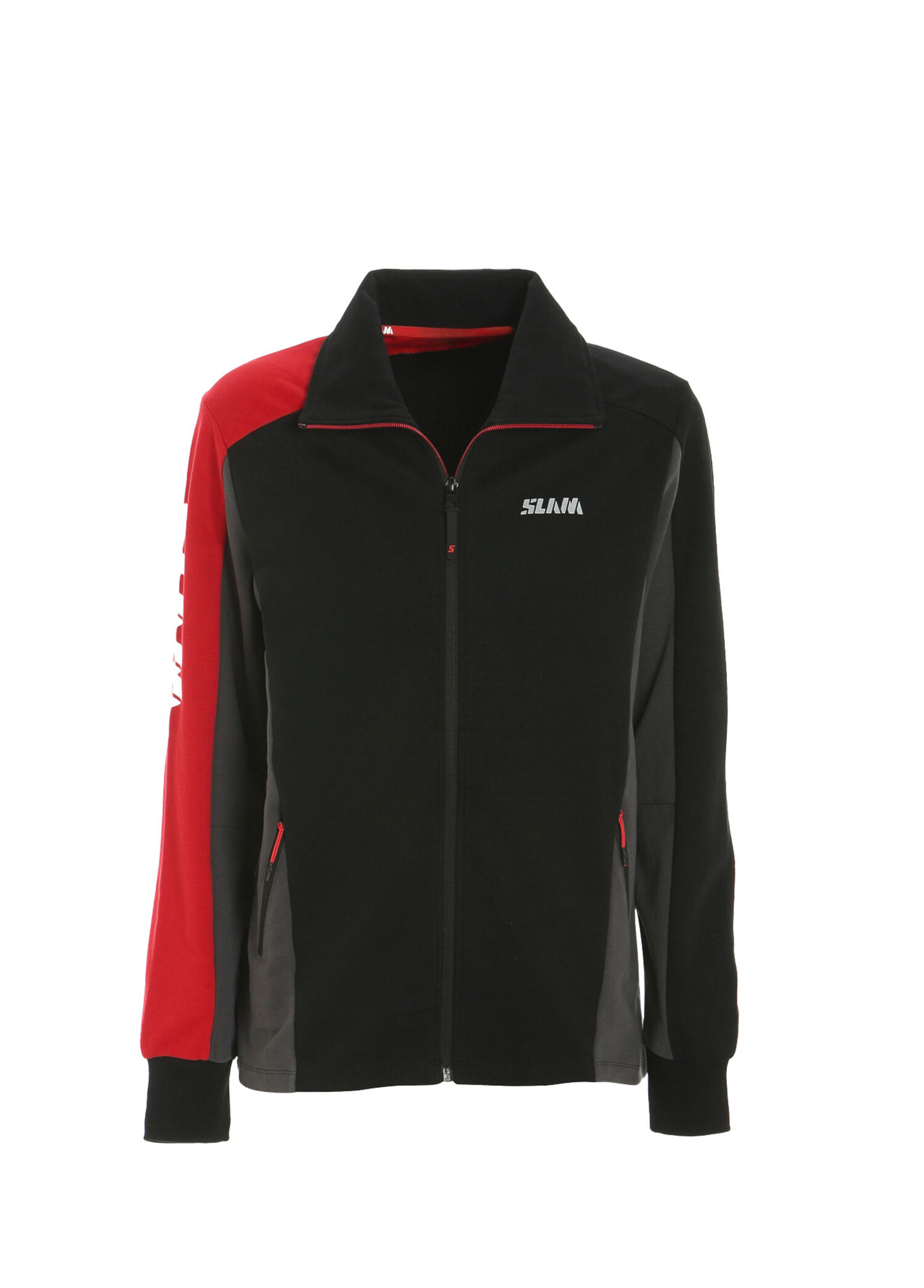 Deck Ws Siyah Fermuarlı Kadın Spor Sweatshirt