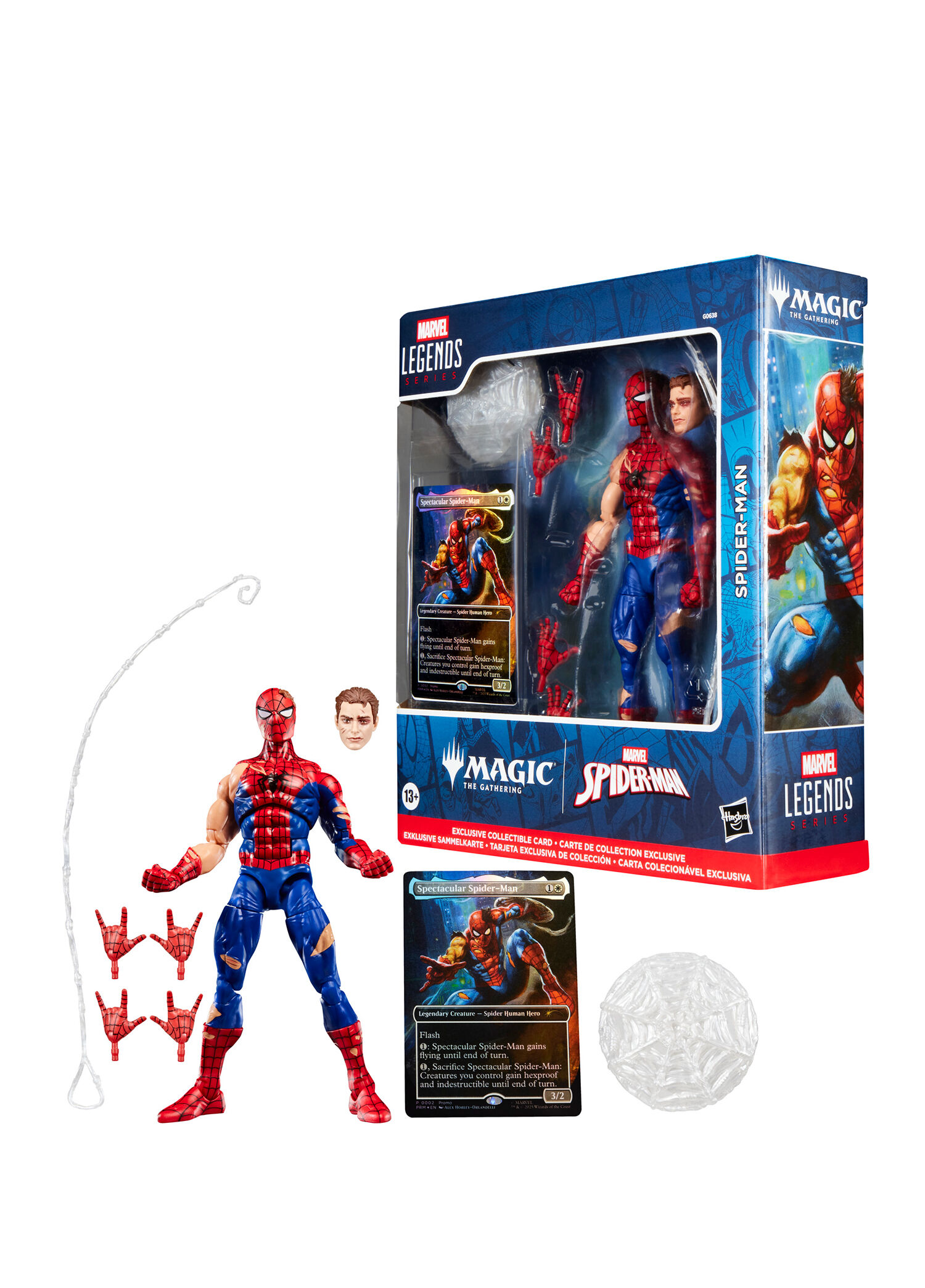 Legends Magic: The Gathering Battle-Damaged Spider-Man Aksiyon Figürü
