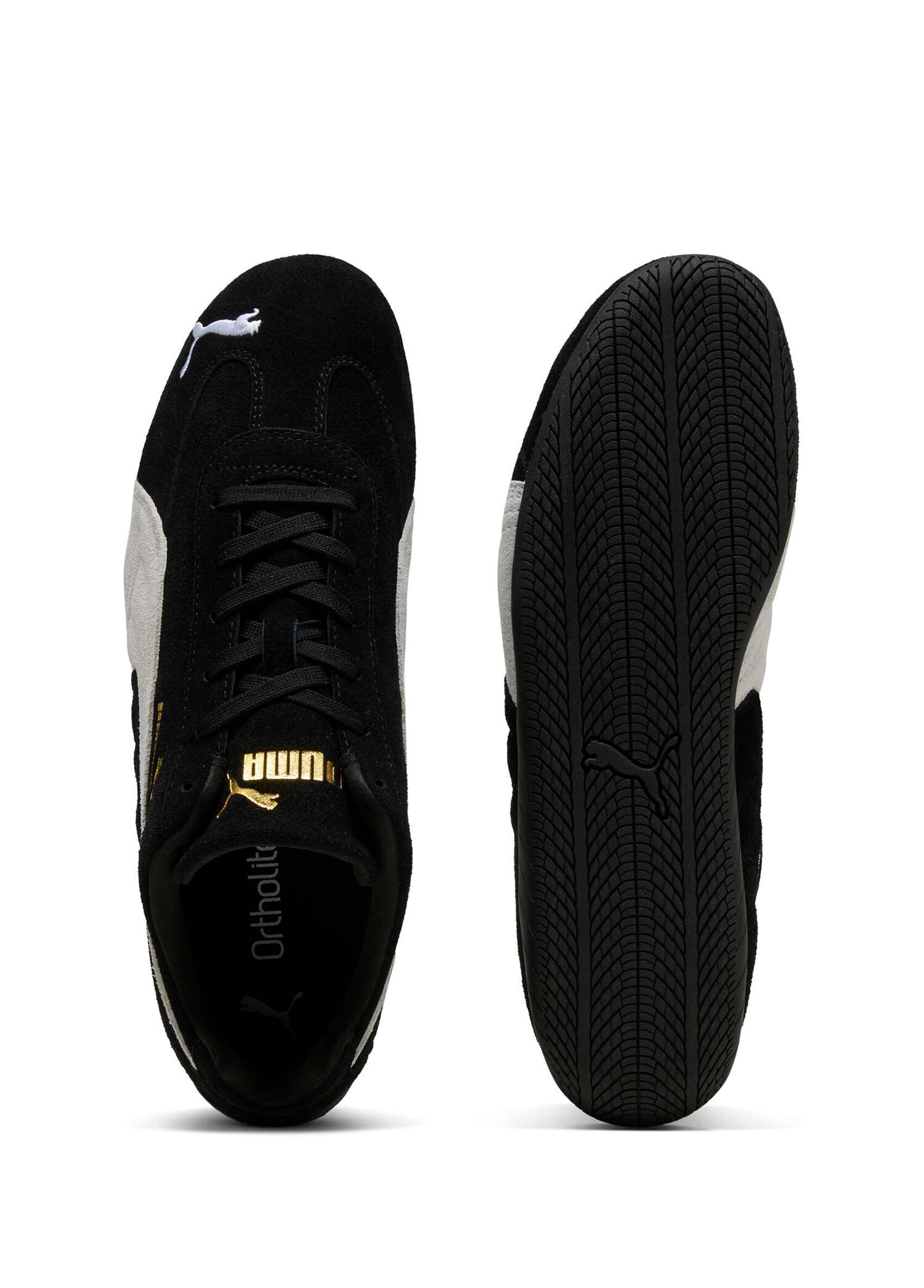 Puma PUMA Black-PUMA White Erkek Speedcat OG Siyah Beyaz Unisex