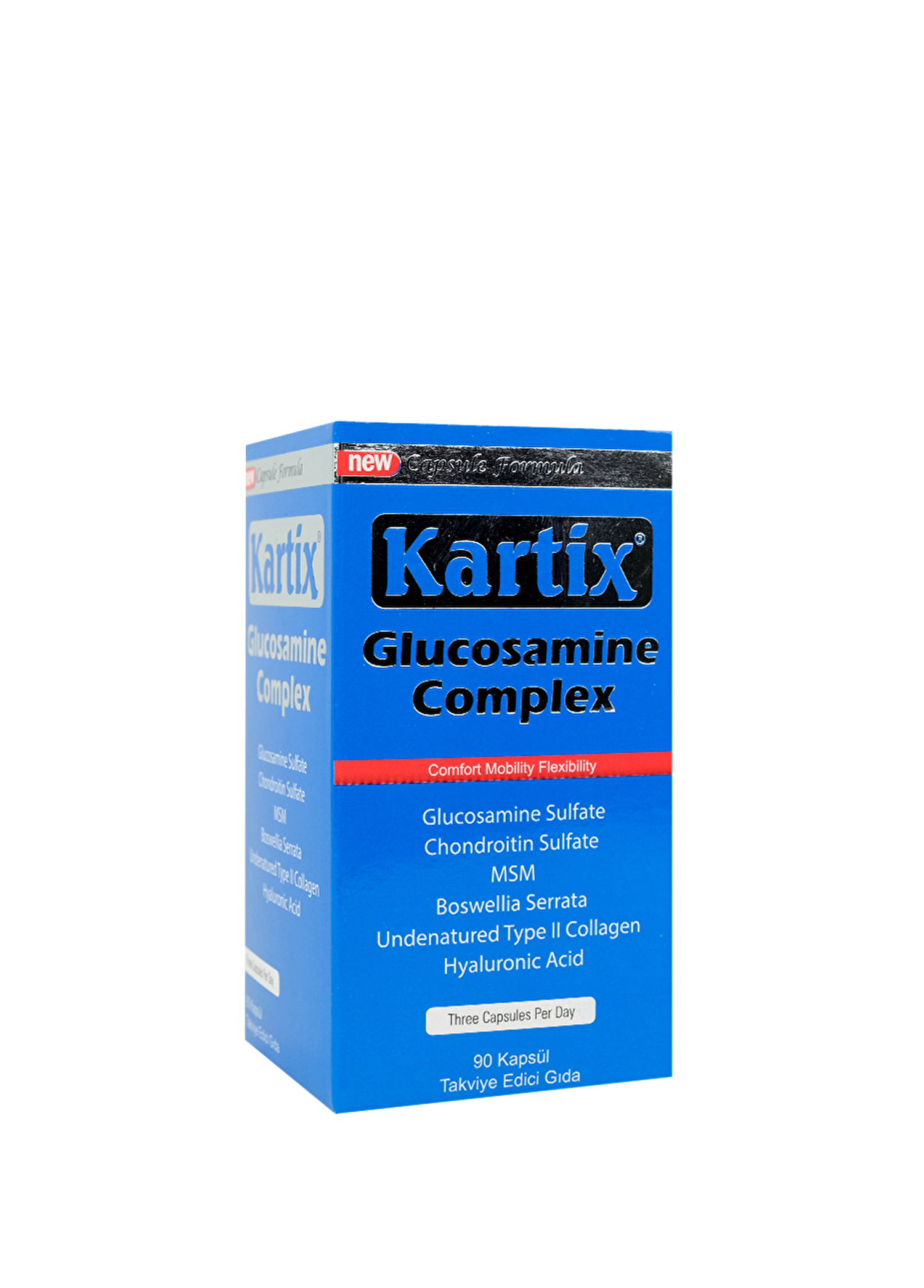 Kartix Glucosamine Chondroitin MSM Takviye Edici Gıda 90 Kapsül