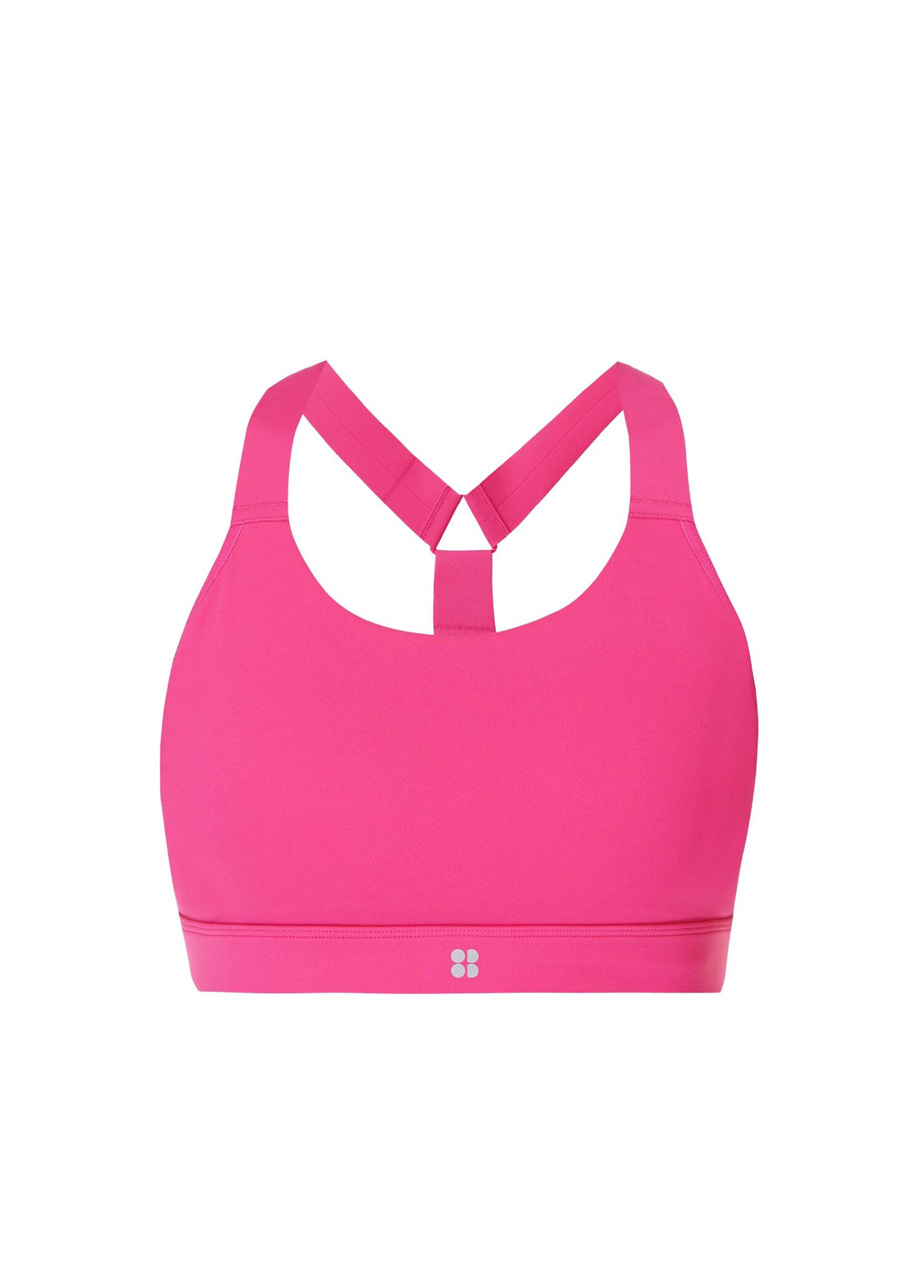 Power Medium Support Sports Br Pembe Fitness Bra Kadın Spor Atlet