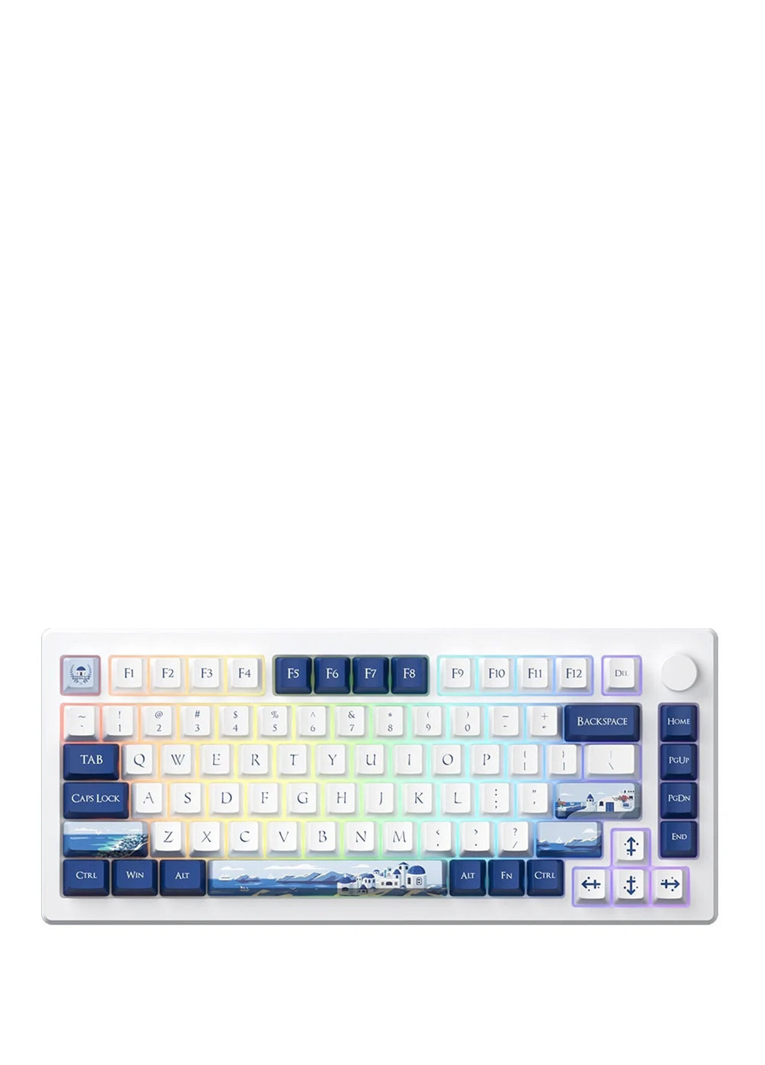 MOD 007B HE PC Santorini Hall Effect Manyetik Switch RGB Kablosuz Mekanik Gaming Klavye