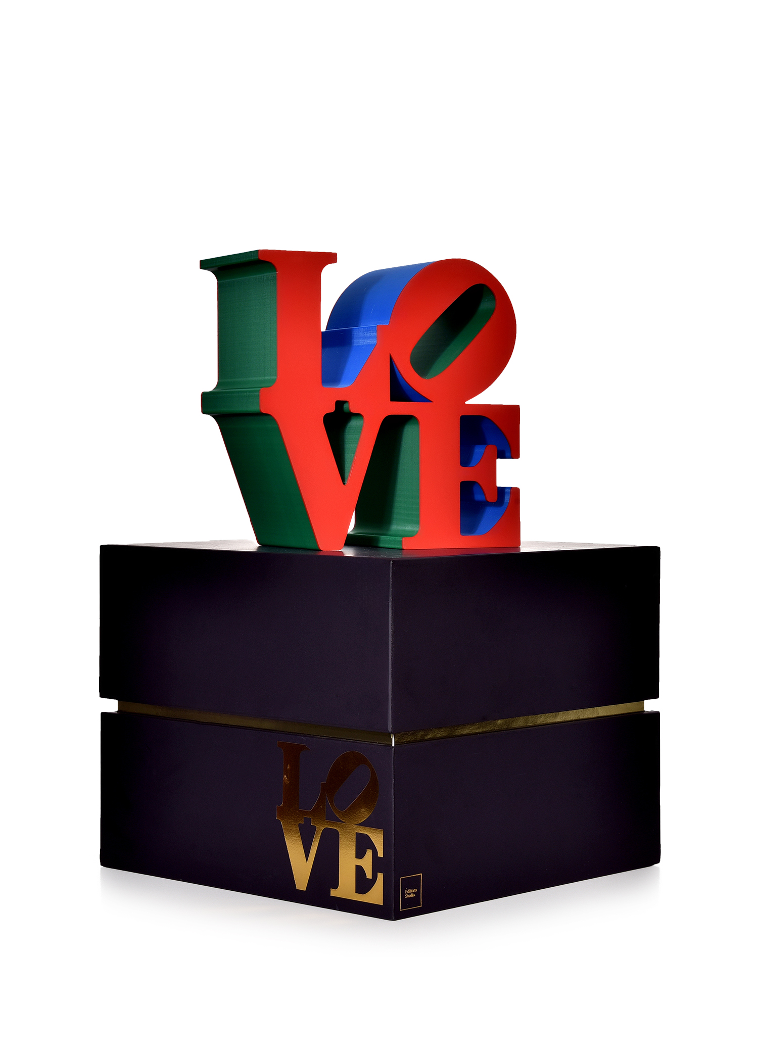 Robert Indiana Love Large Çok Renkli Heykel