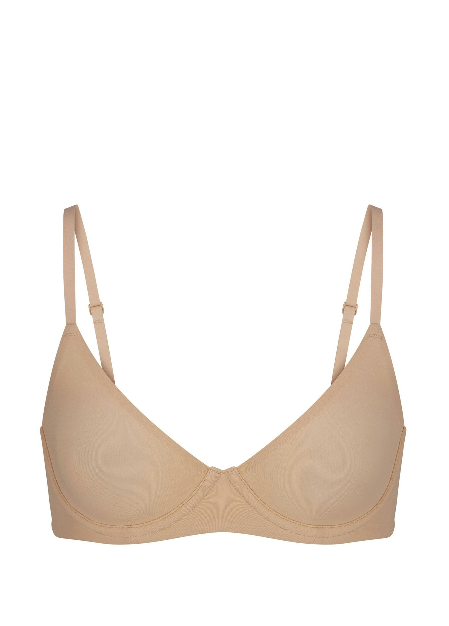 Unlined Demi Koyu Bej Sütyen