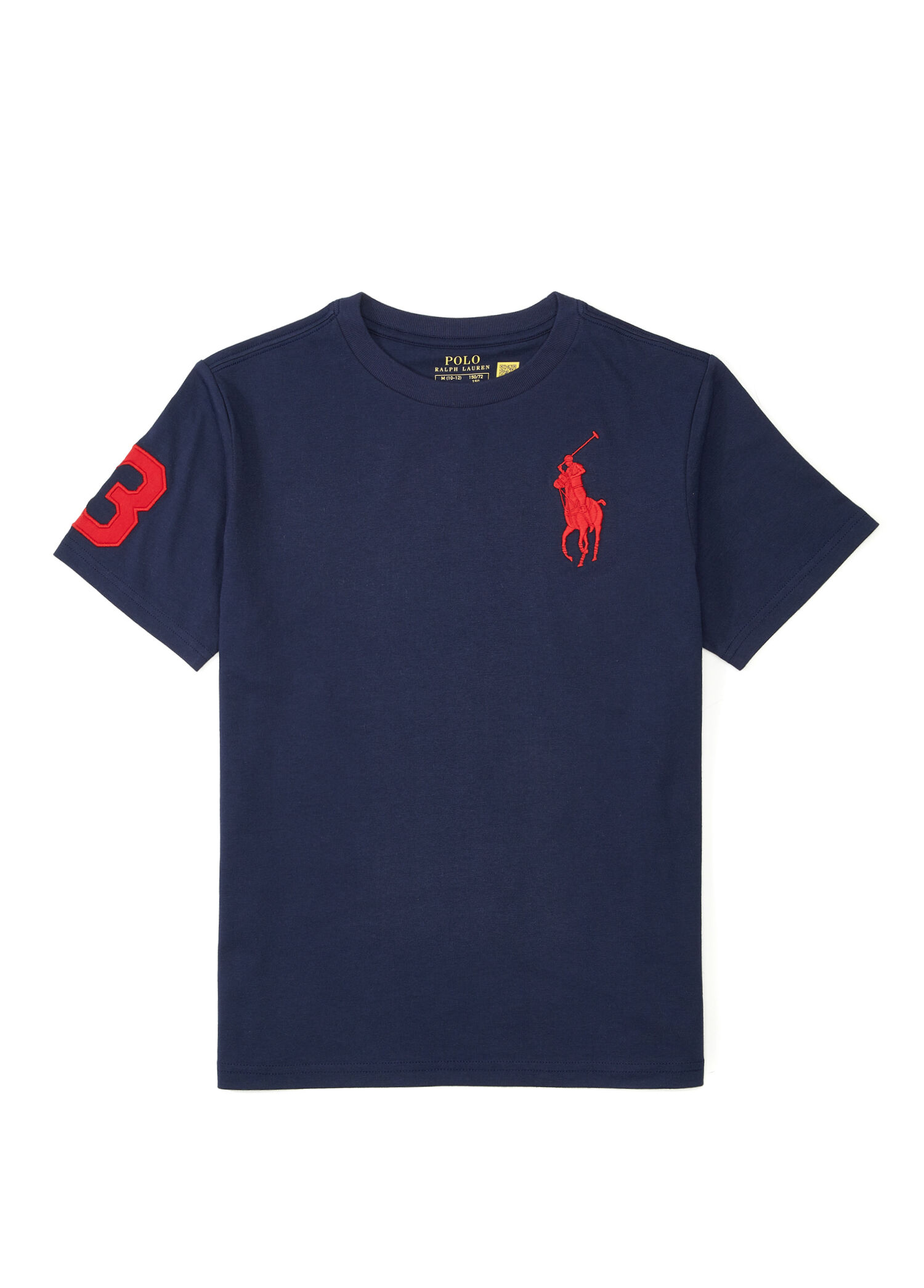 Lacivert Logo Nakışlı Unisex Çocuk T-shirt