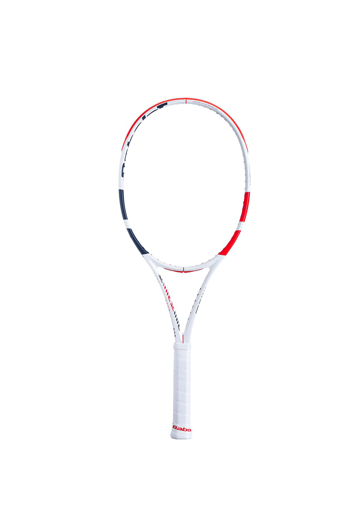 Babolat - Pure Strike 16/19 Kordajsız Tenis Raketi - white red black