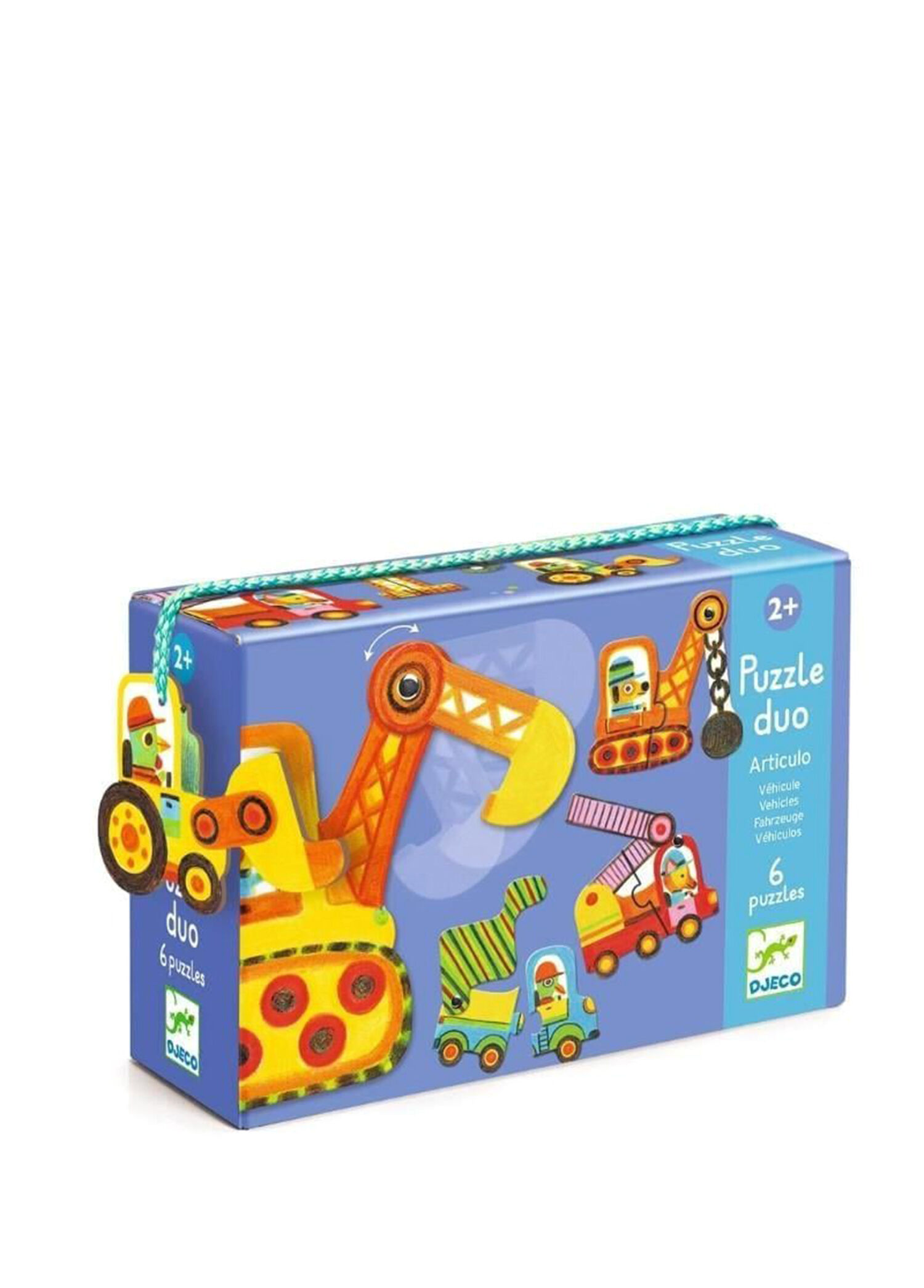 Vehicles İkili Çocuk Puzzle