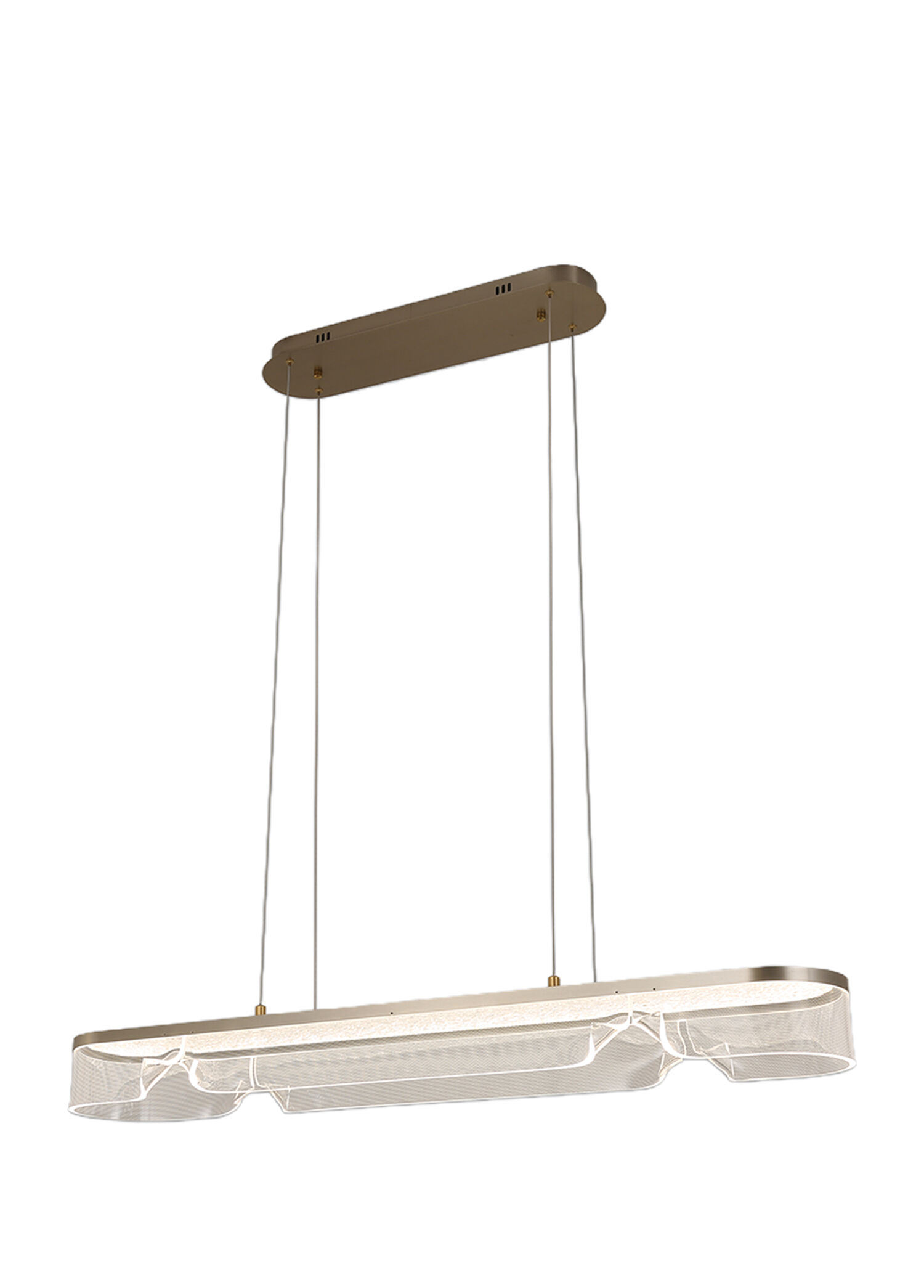 1l Silver Alüminyum Modern Sarkıt Avize