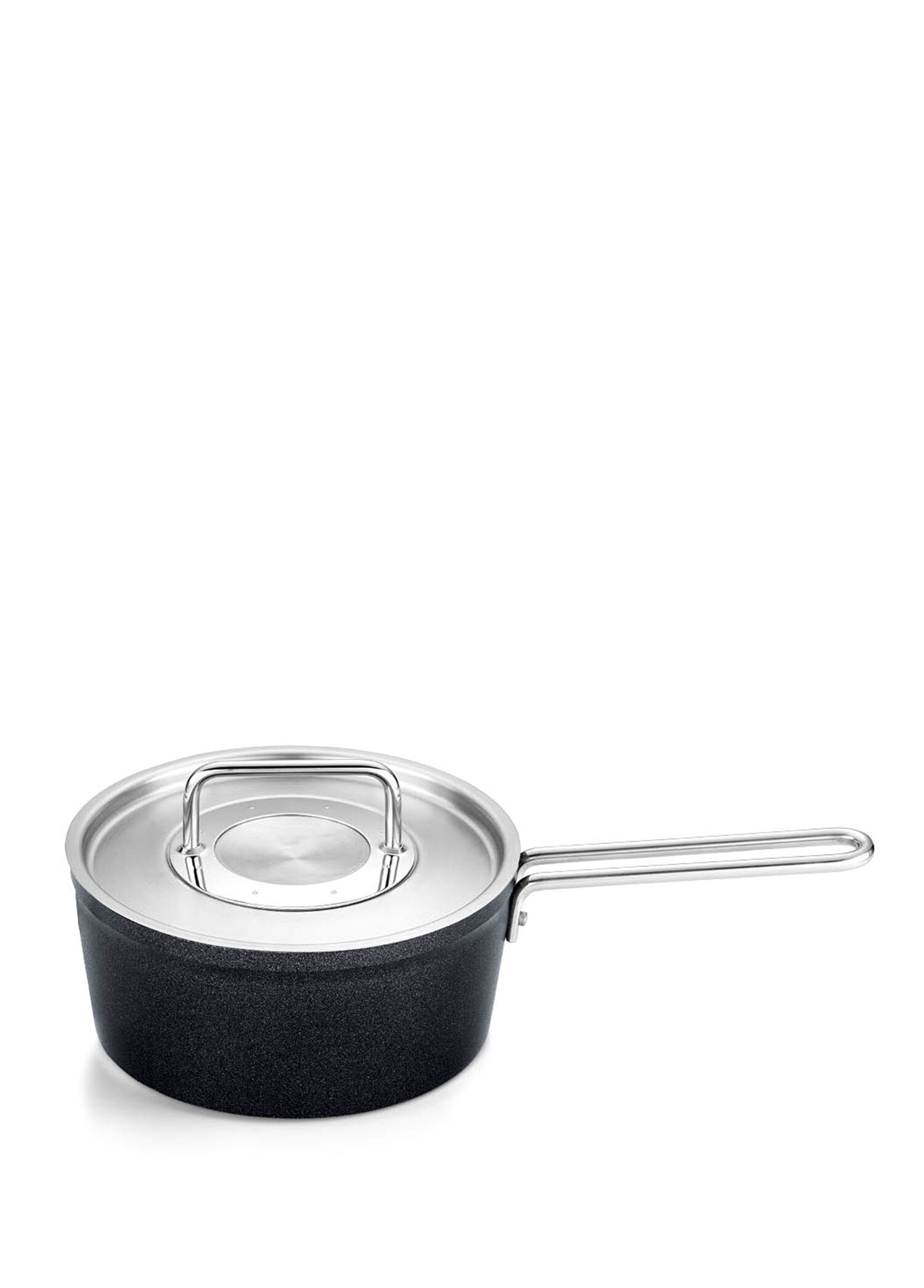 Adamant Metal Kapaklı Siyah Sos Tenceresi 18cm