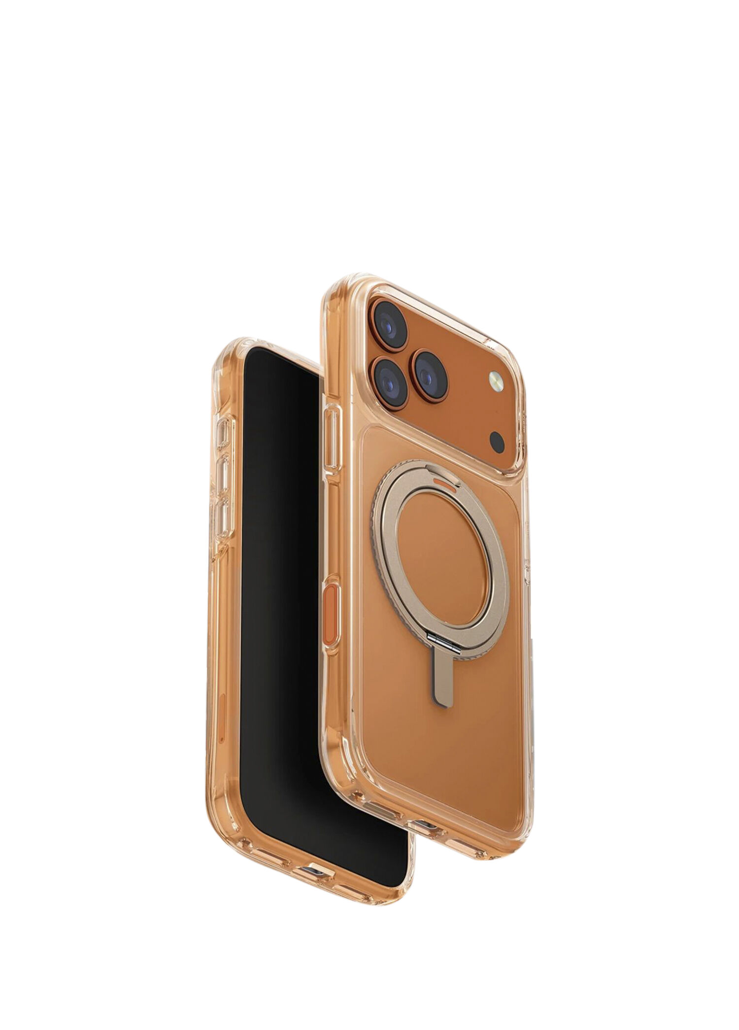 Swivix Apple iPhone 17 Pro Max Rotating Kickstand Gold Telefon Kılıfı