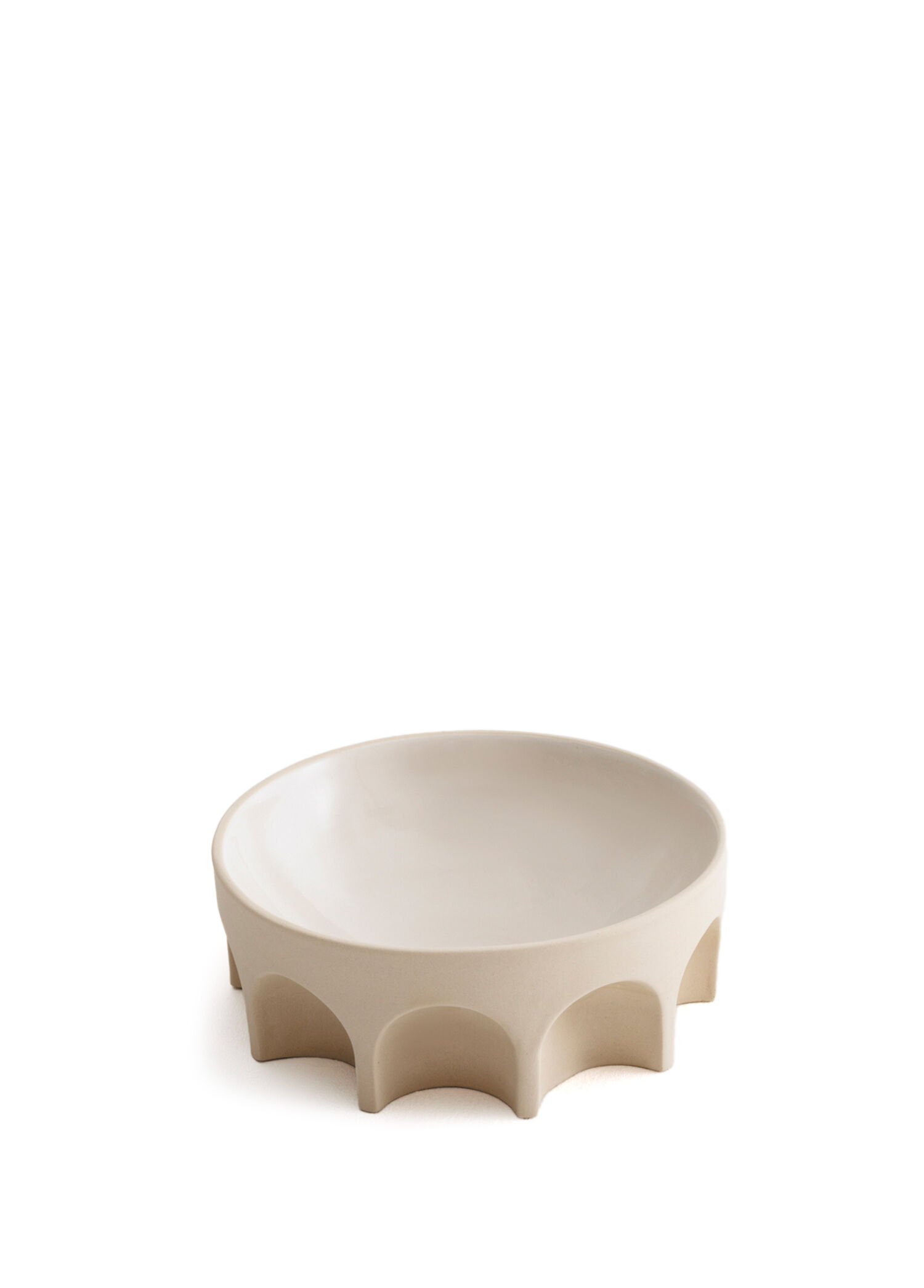 Colloseum Krem Rengi Stoneware Kase 22 cm