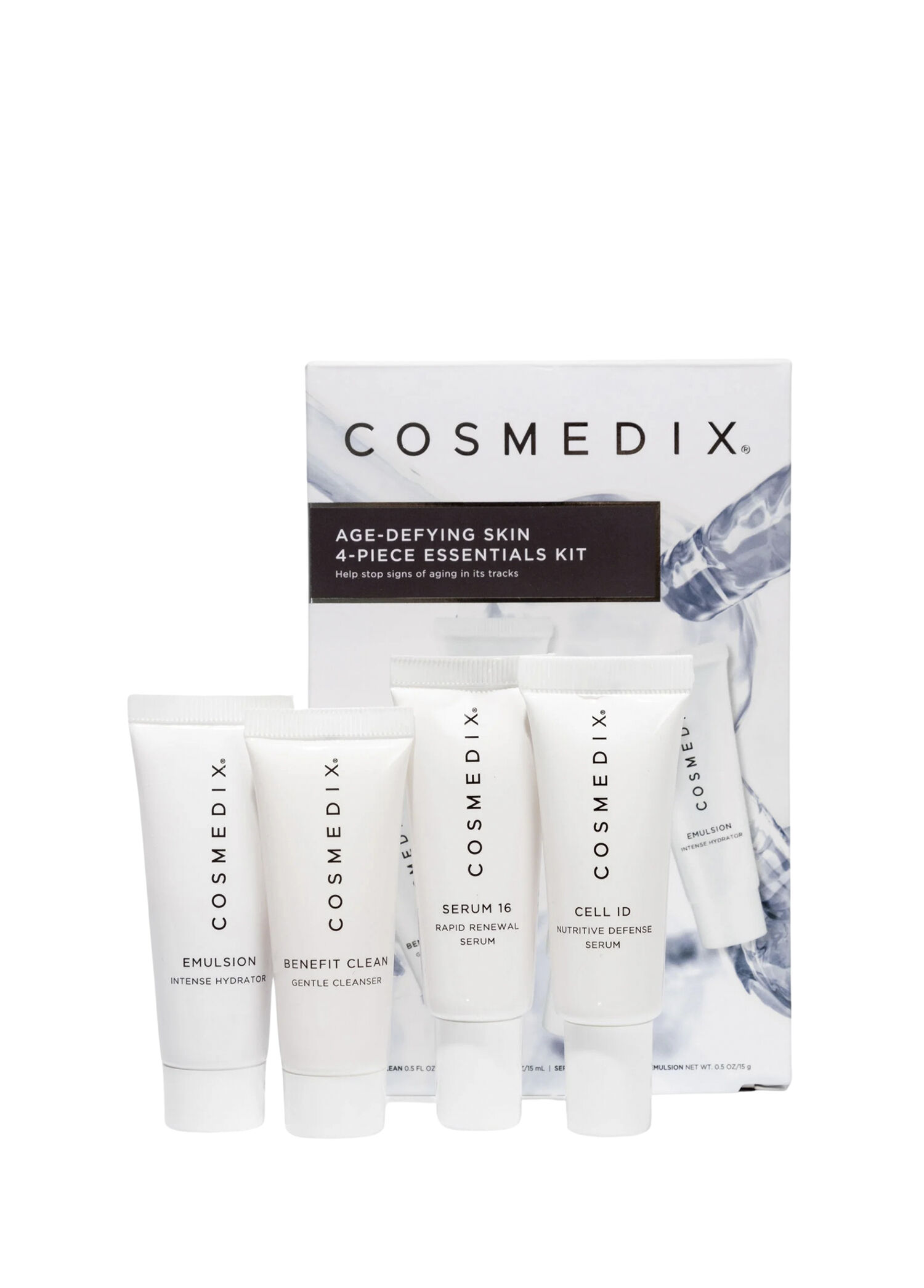 Age-Defying Skin 4 Pieces Essentials Yaşlanma Karşıtı & Arındırıcı & Nemlendirici Cilt Bakım Seti
