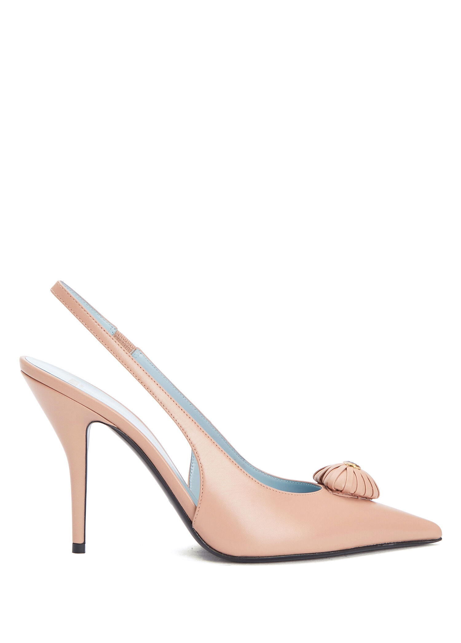 Coeur Royal Pink Leather Heels