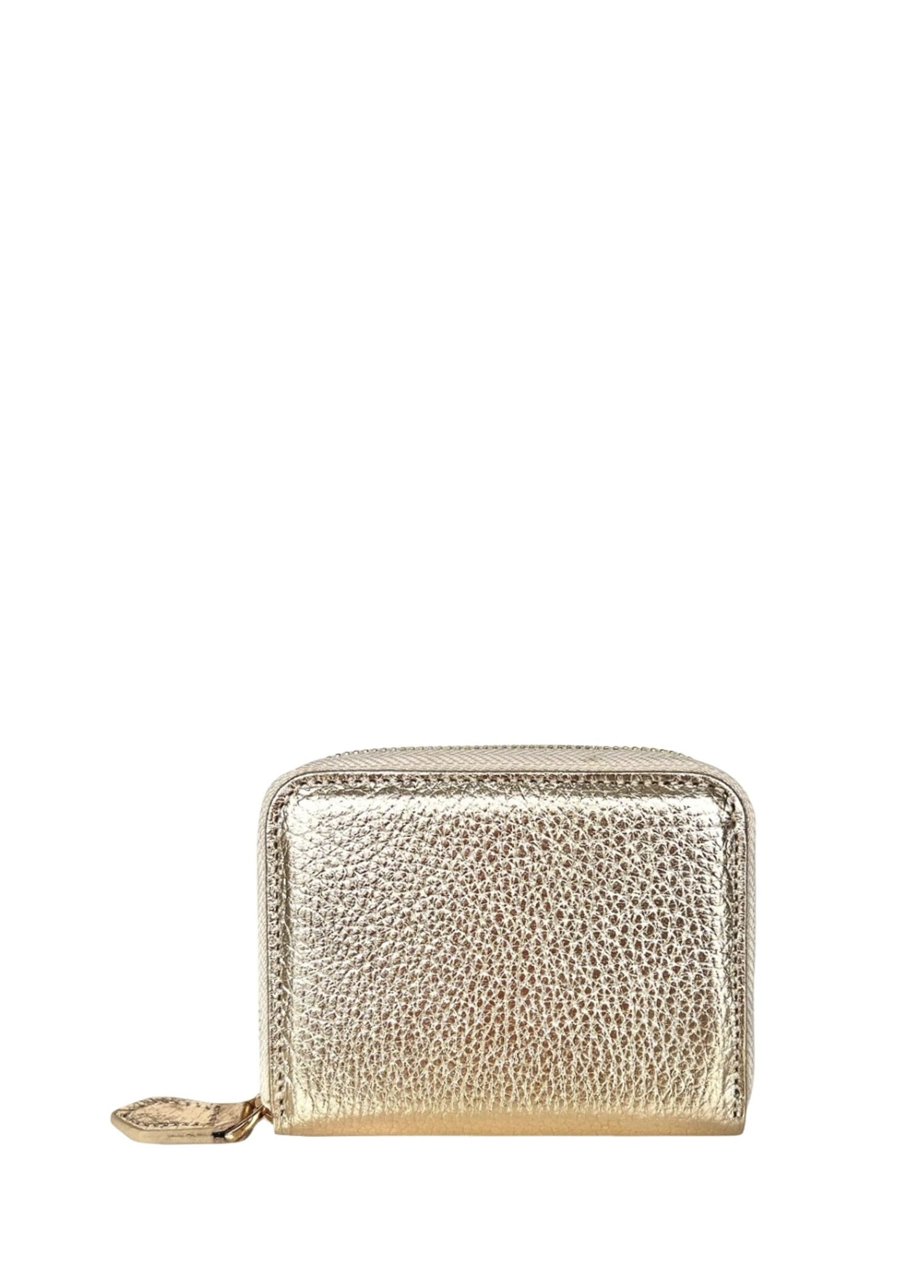 Gold Mini Fermuarlı Unisex Çocuk Cüzdan