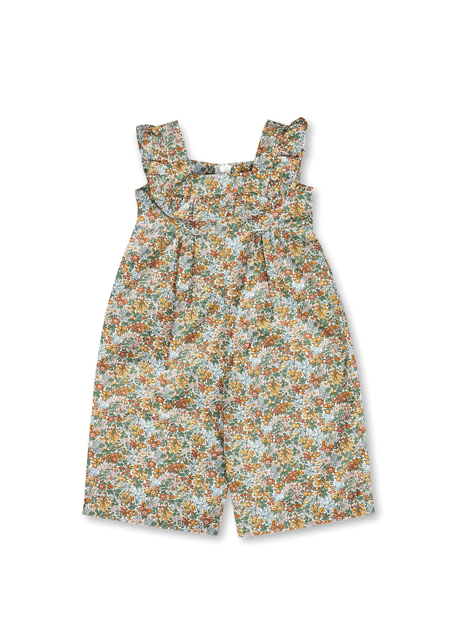 Jules Penstemon Liberty London Kumaş Kolsuz Kız Çocuk Tulum