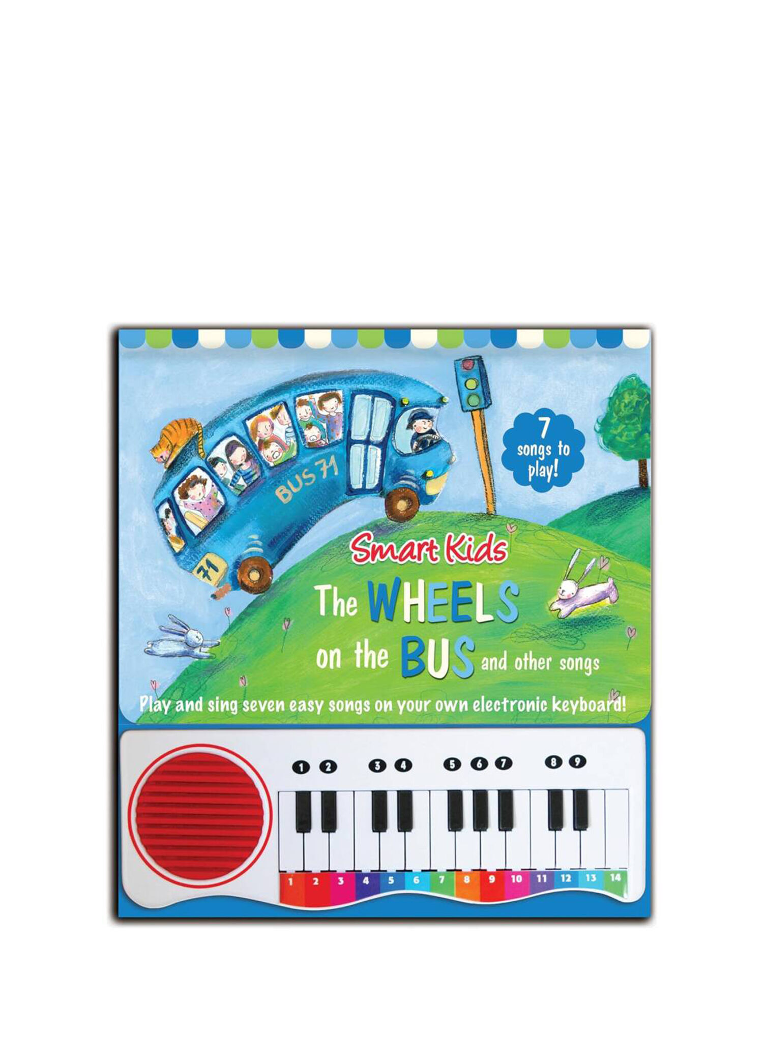 Wheels on the Bus Music Piano Book Yabancı Dil Sesli Çocuk Kitabı